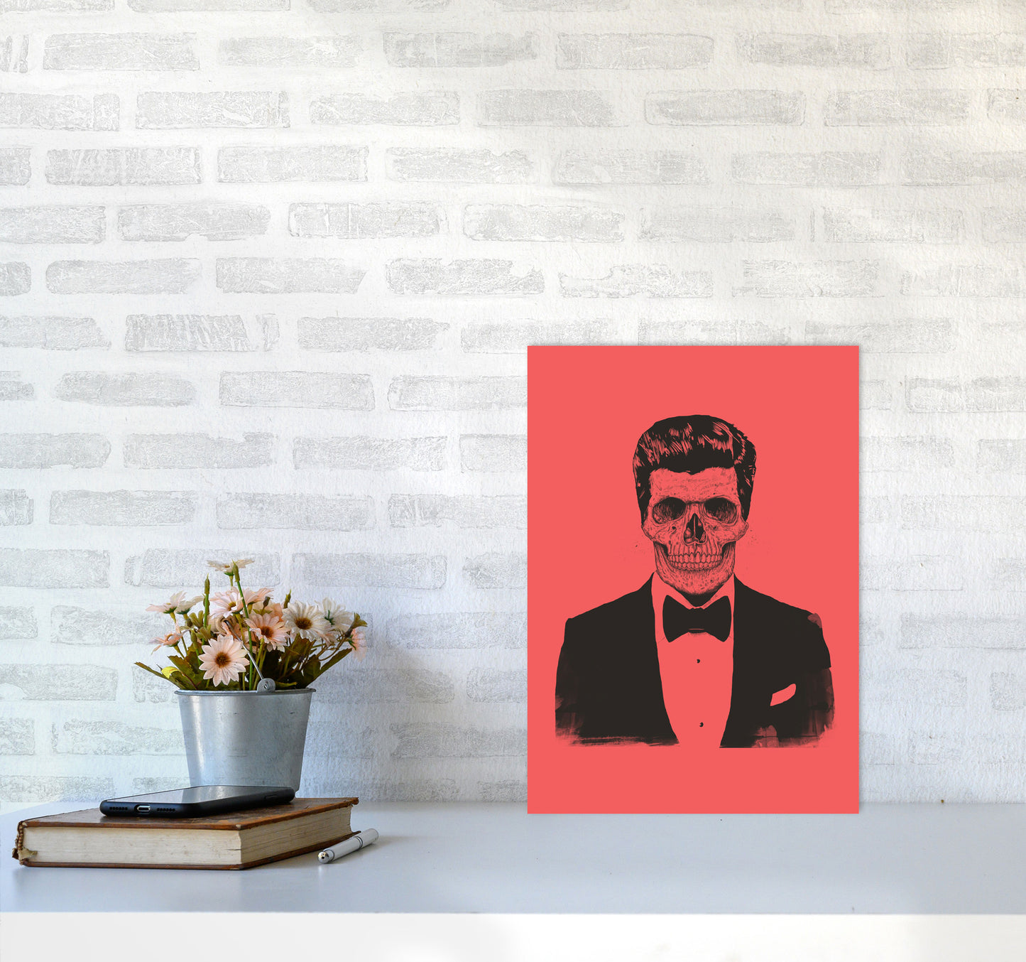 The Party Never Ends Art Print by Balaz Solti A3 Black Frame