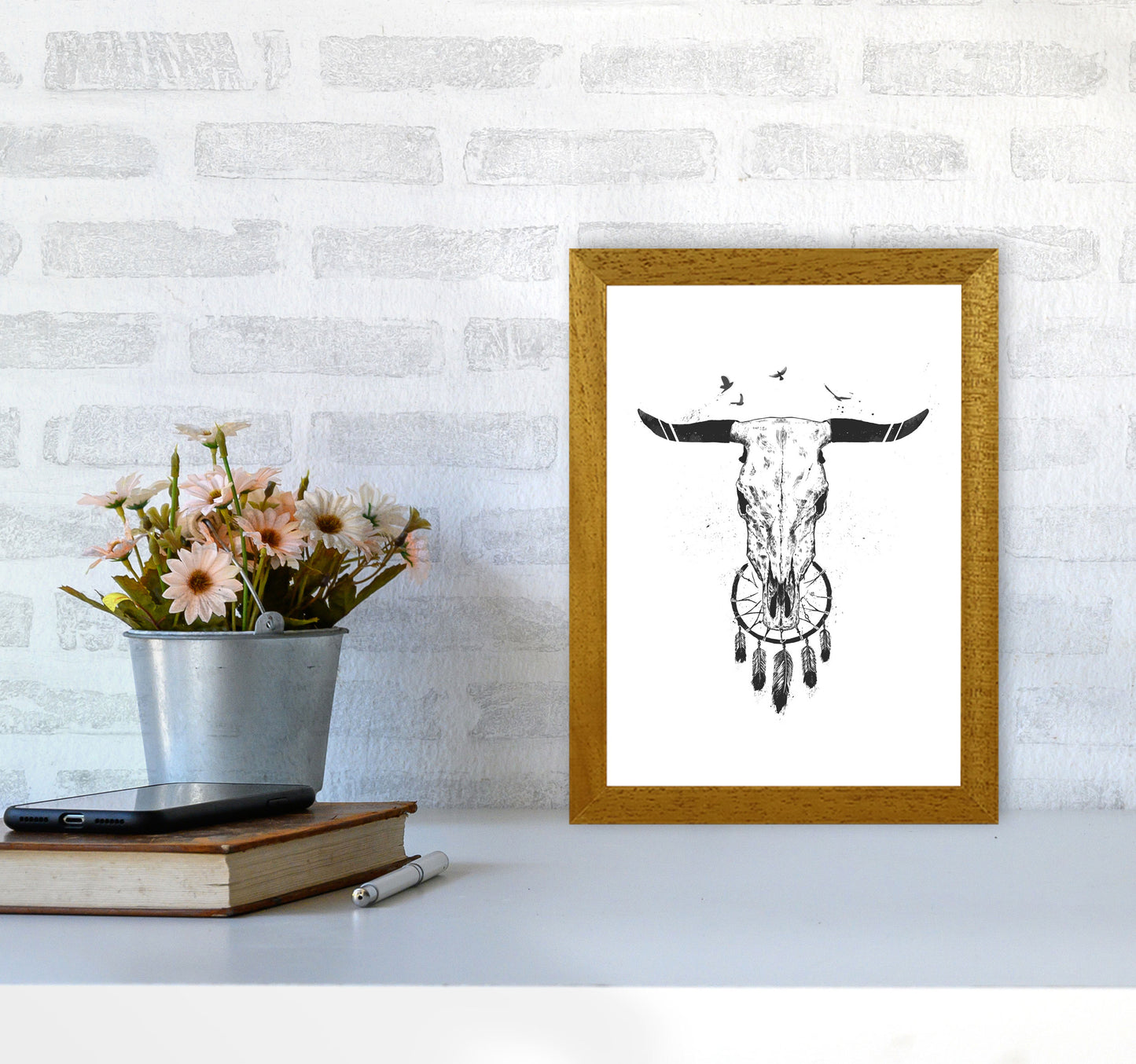 Beautiful Dream B&W Animal Art Print by Balaz Solti A4 Print Only