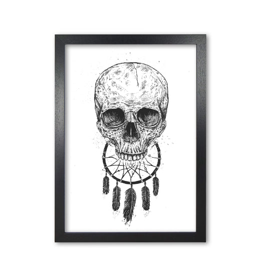 Dream Forever Gothic Art Print by Balaz Solti Black Grain