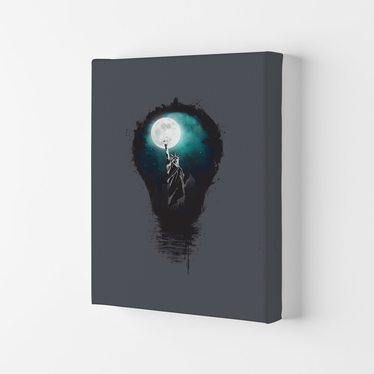 Big City Lights Art Print by Balaz Solti Canvas