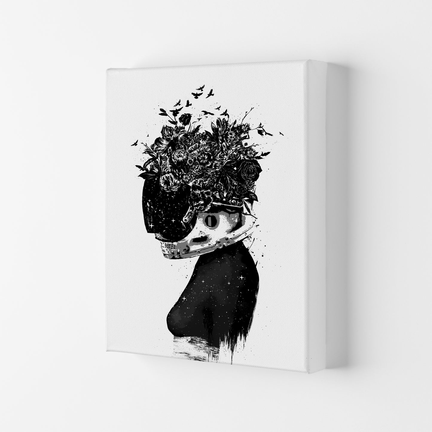 Hybrid Girl Art Print by Balaz Solti Canvas