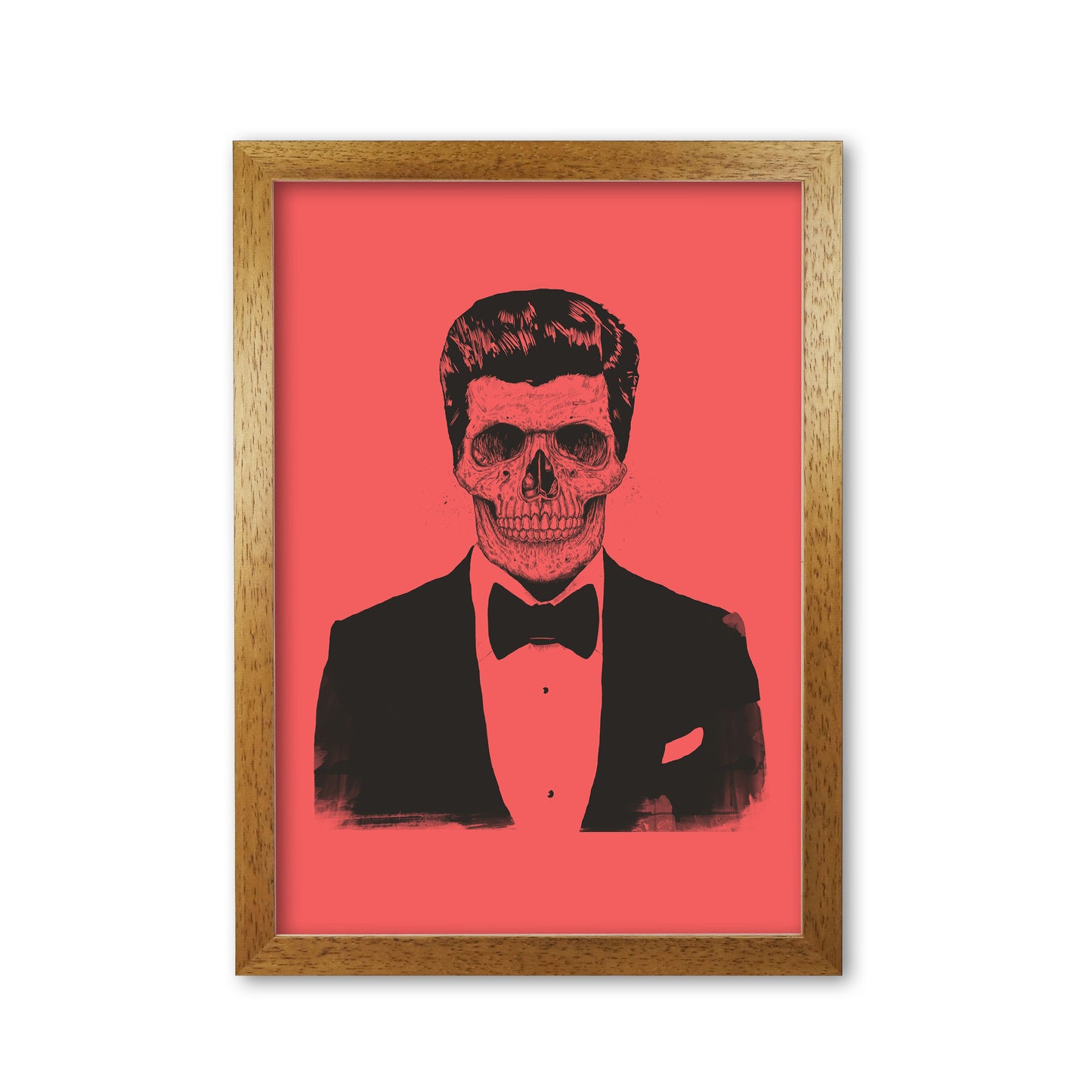 The Party Never Ends Art Print by Balaz Solti Oak Grain