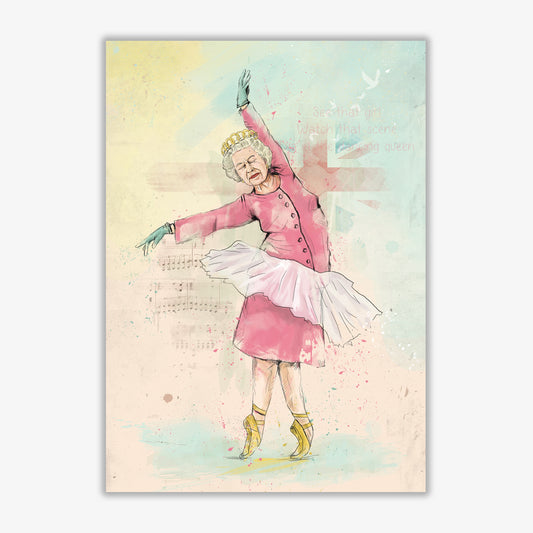 Dancing Queen Art Print by Balaz Solti Print Only