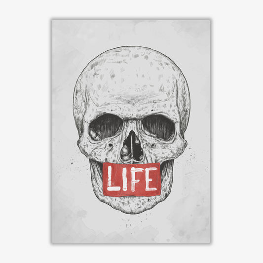Skull Life Art Print by Balaz Solti Print Only