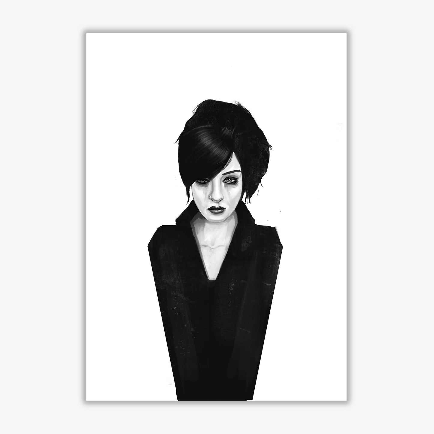 The Widow Art Print by Balaz Solti Print Only