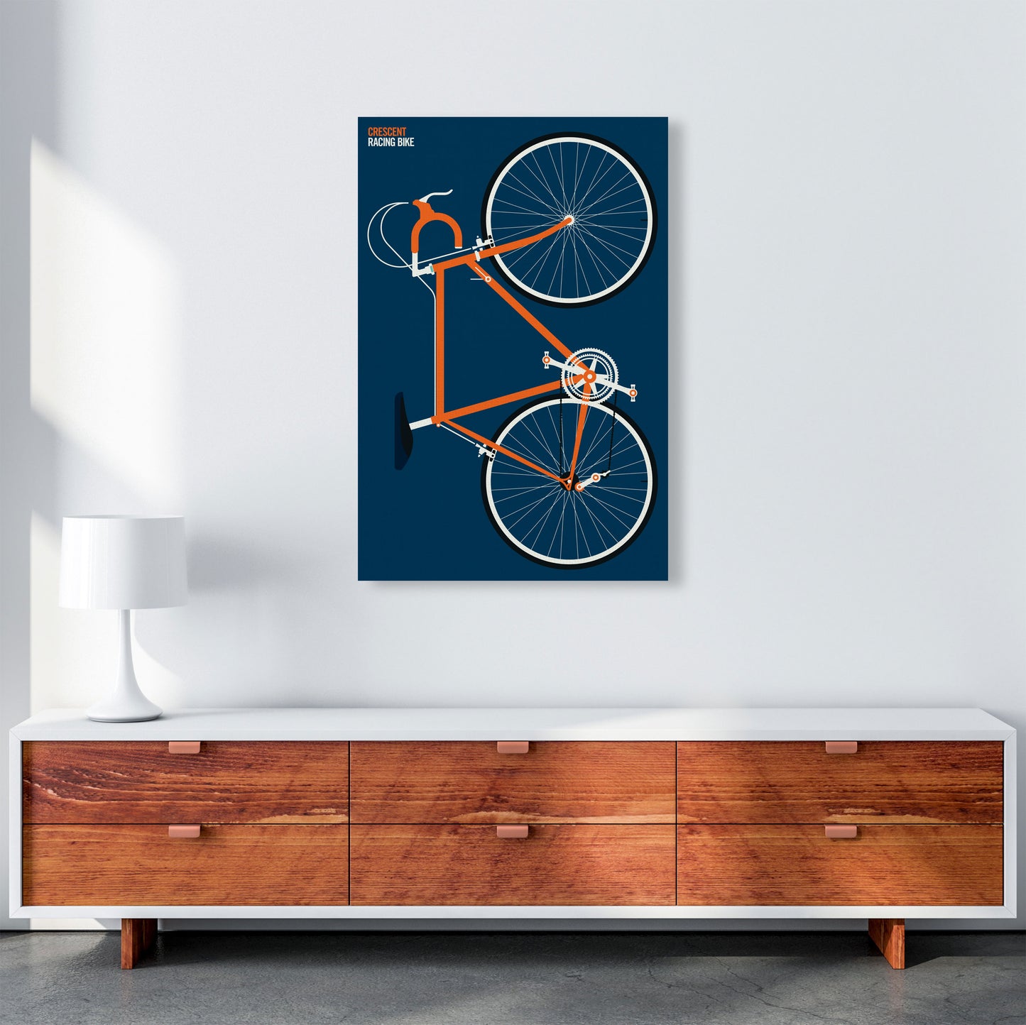 Icons Cresecent Full Art Print by Bo Lundberg A1 Canvas