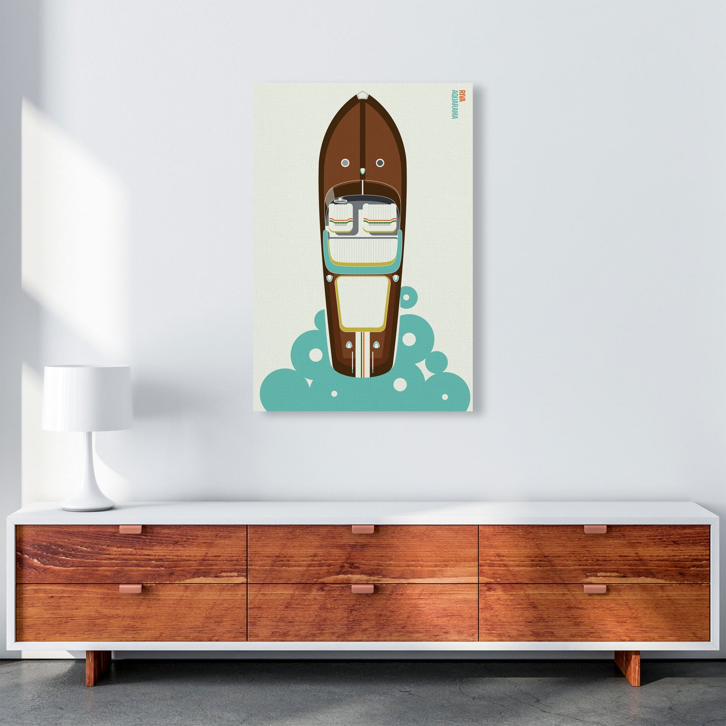 Icons Riva Art Print by Bo Lundberg A1 Canvas