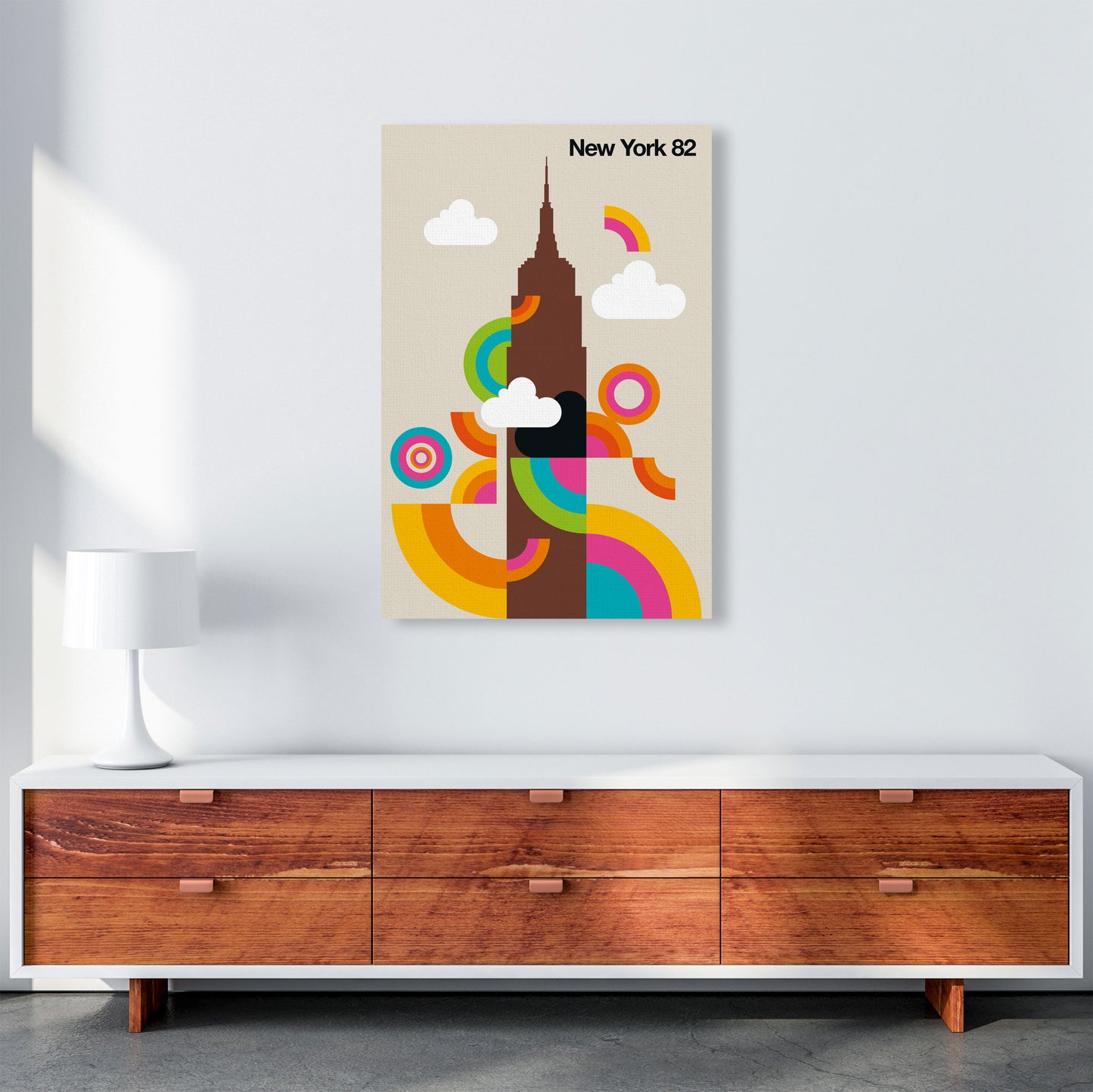 New York 82 Art Print by Bo Lundberg A1 Canvas