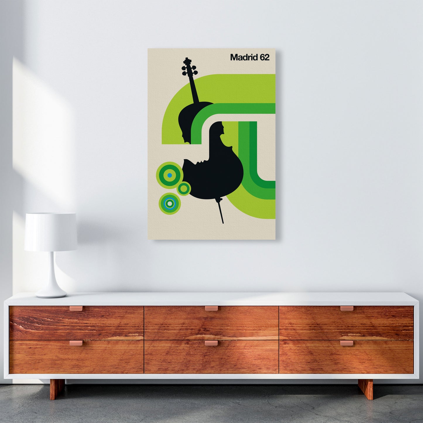 Madrid 62 Art Print by Bo Lundberg A1 Canvas