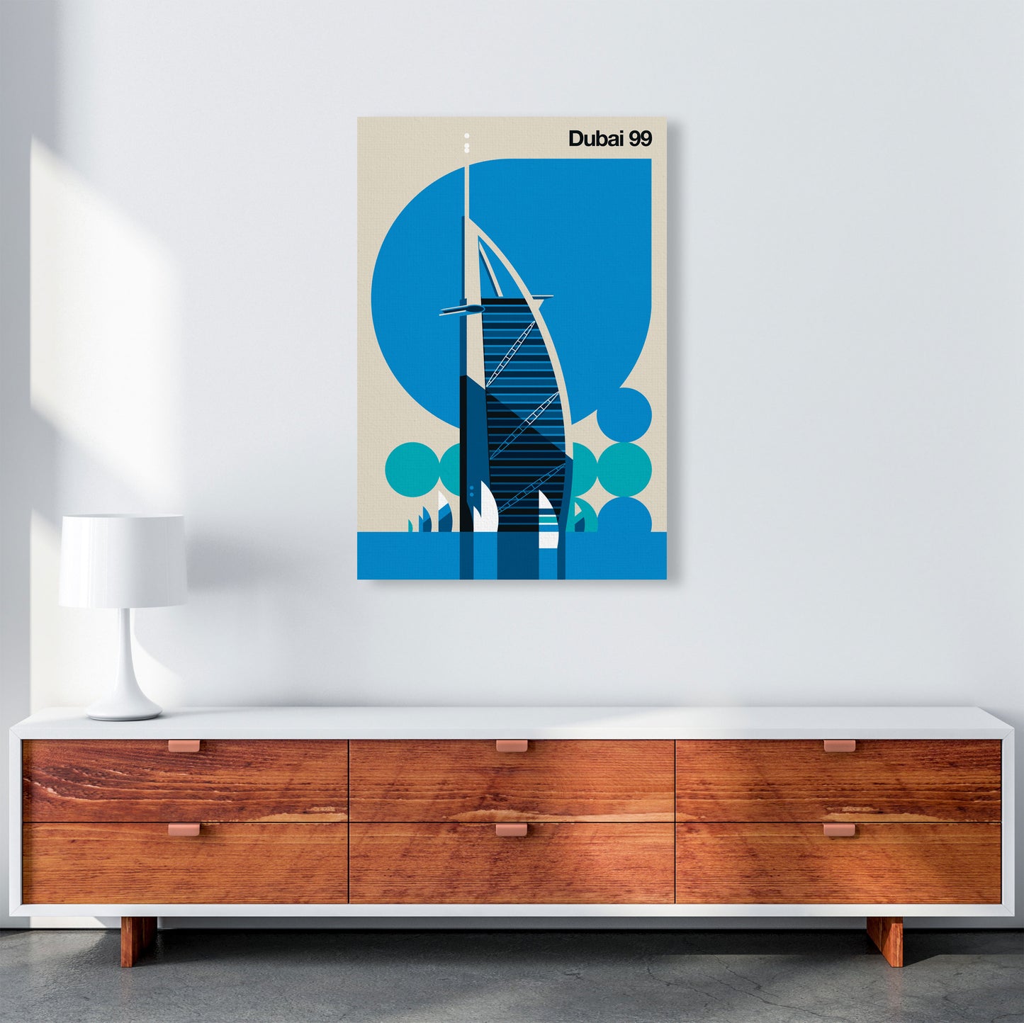 Dubai 99 Art Print by Bo Lundberg A1 Canvas