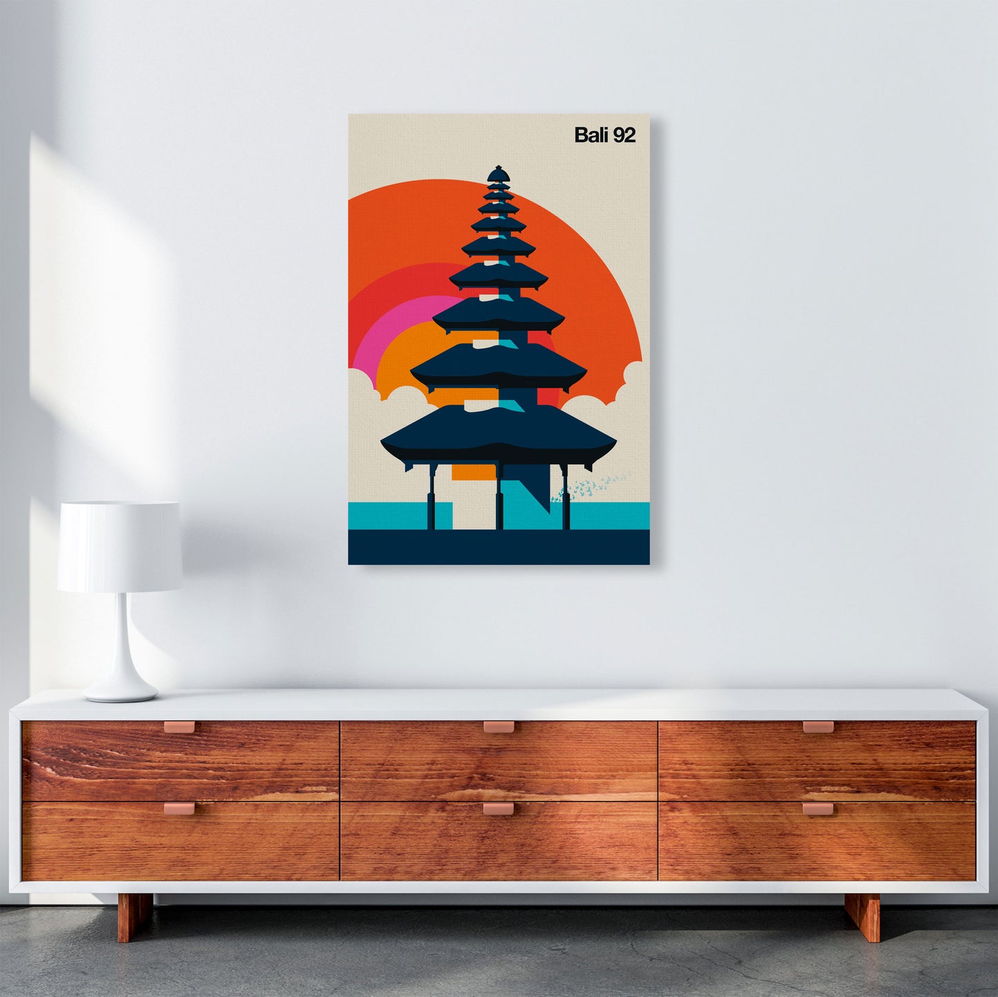 Bali 92 Art Print by Bo Lundberg A1 Canvas