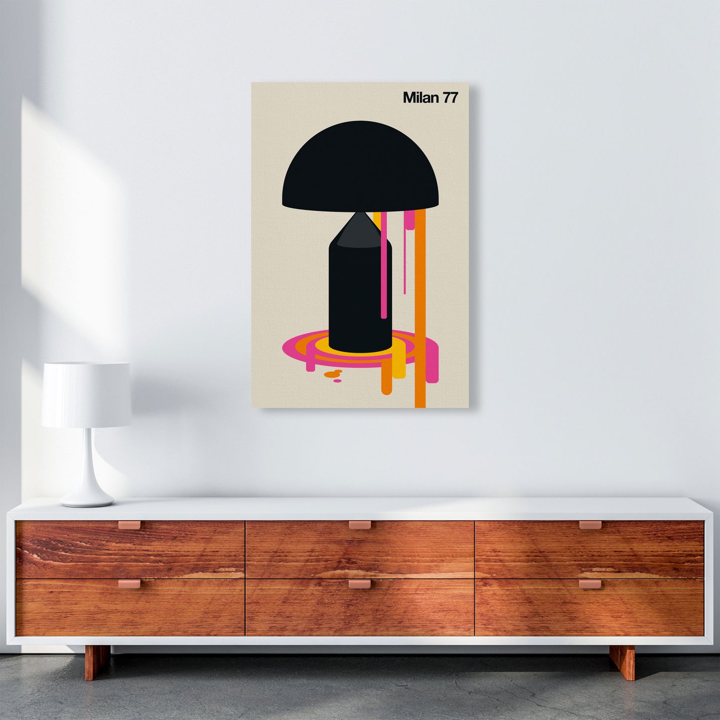 Milan 77 Art Print by Bo Lundberg A1 Canvas