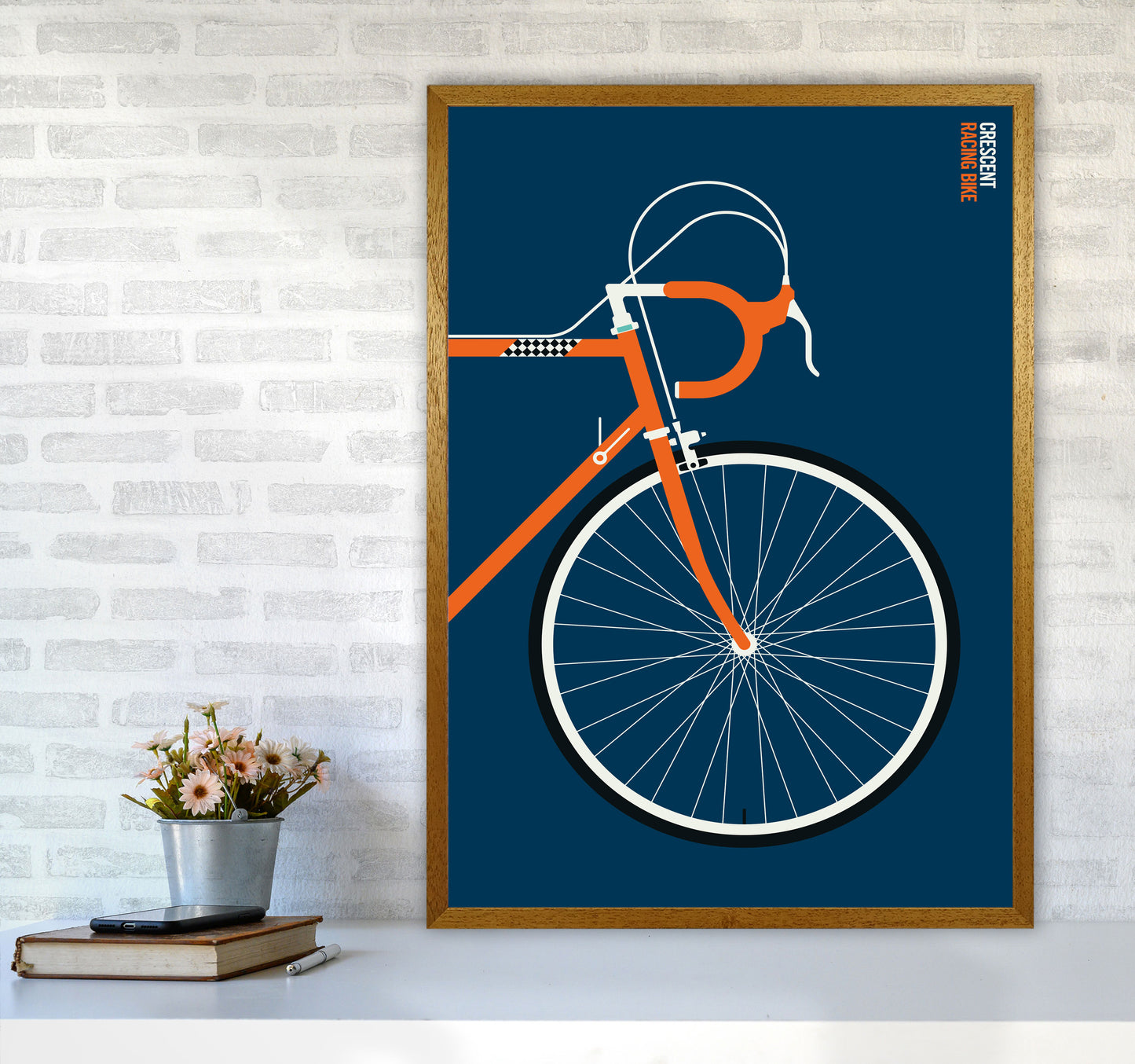 Icons Crescent Front Art Print by Bo Lundberg A1 Print Only