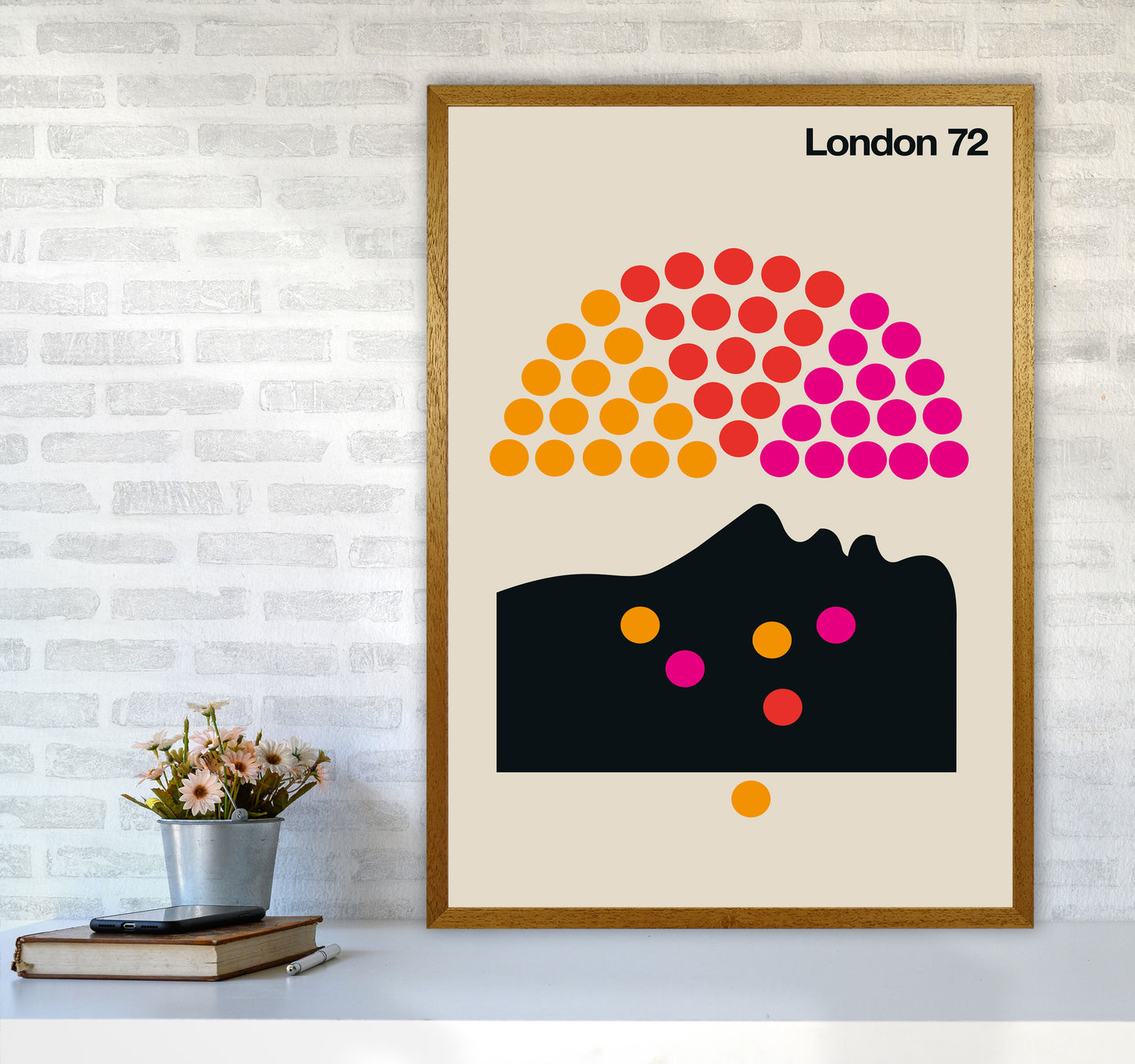 London 72 Art Print by Bo Lundberg A1 Print Only