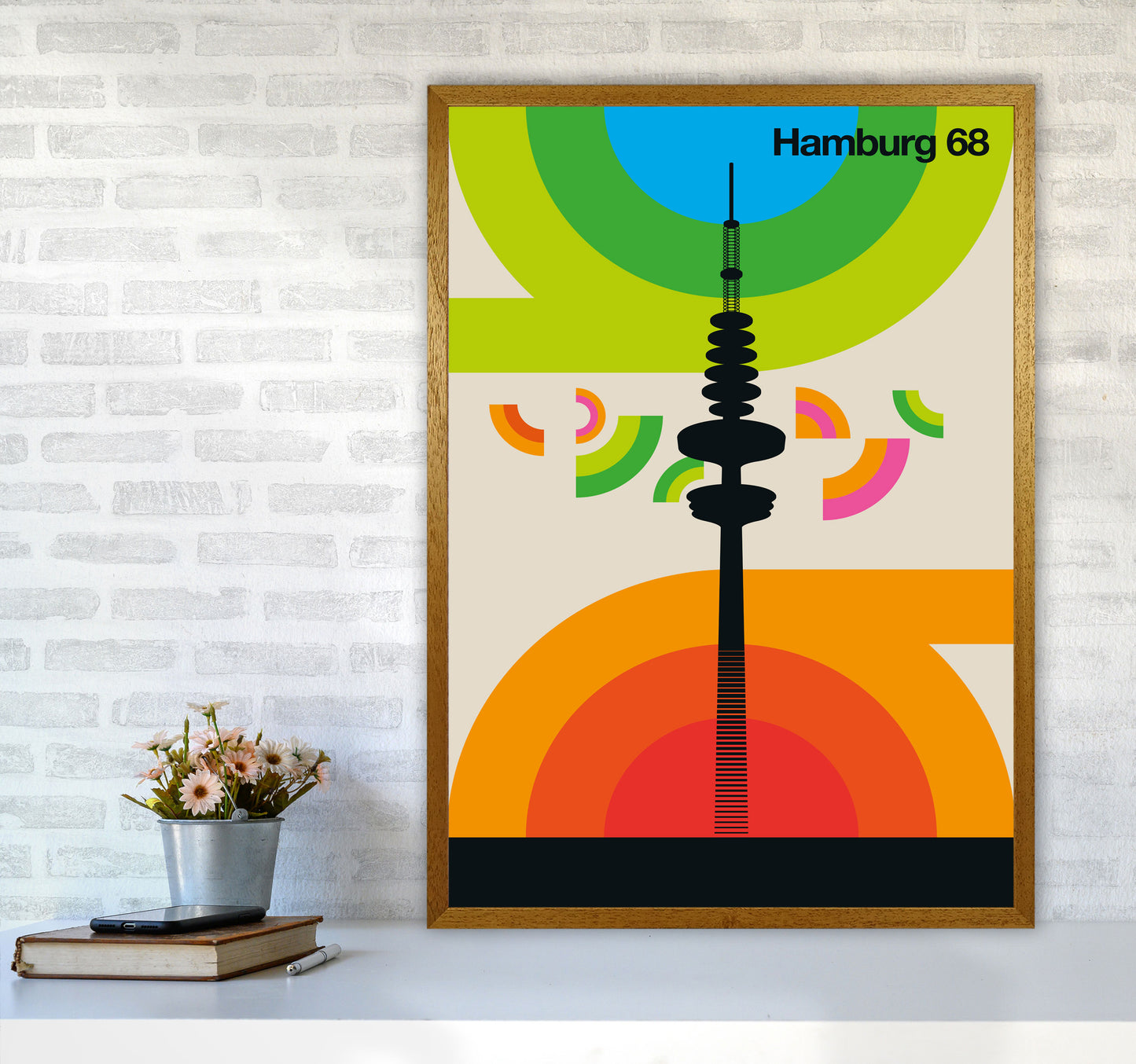 Hamburg 68 Art Print by Bo Lundberg A1 Print Only