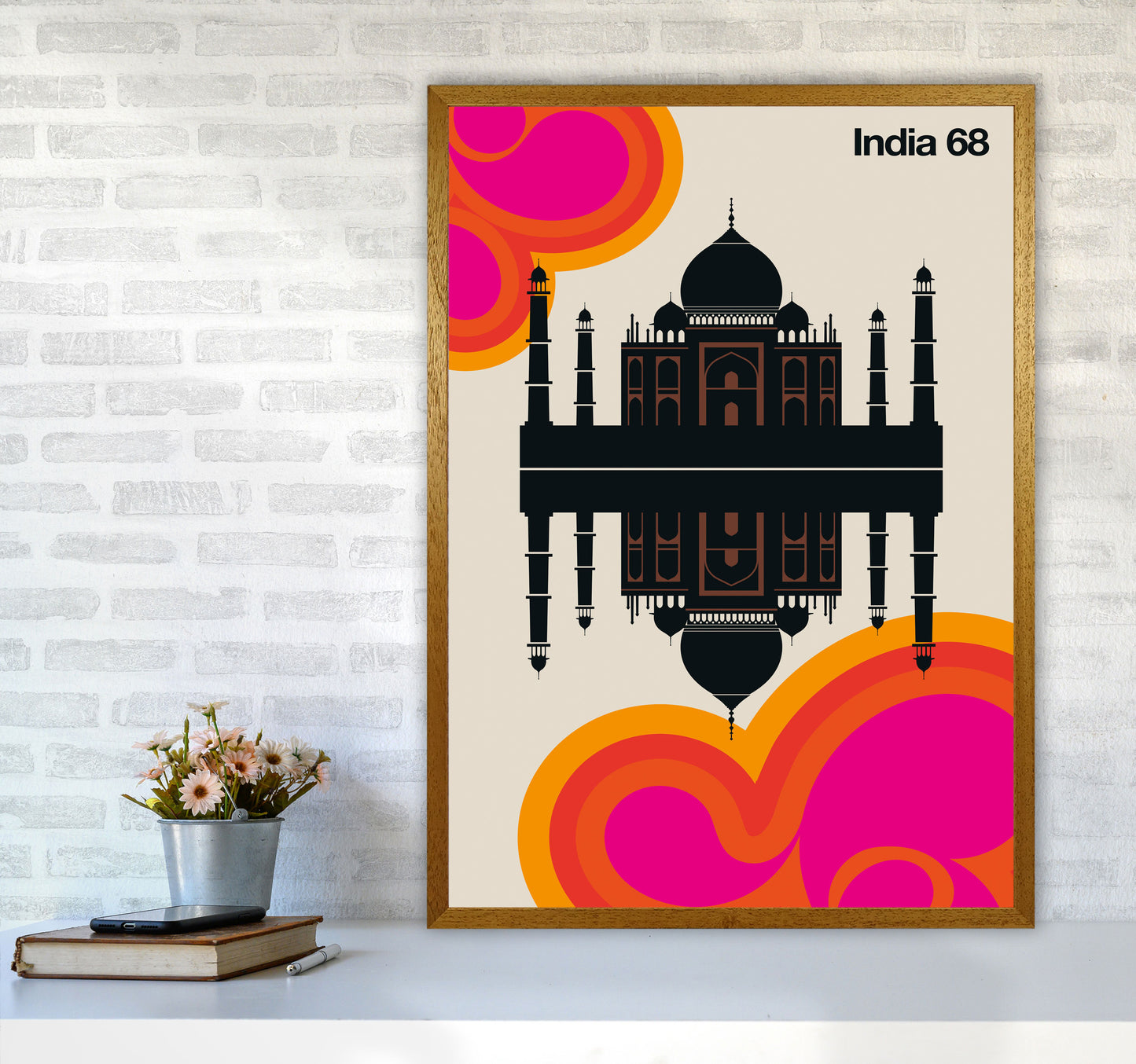 India 68 Art Print by Bo Lundberg A1 Print Only