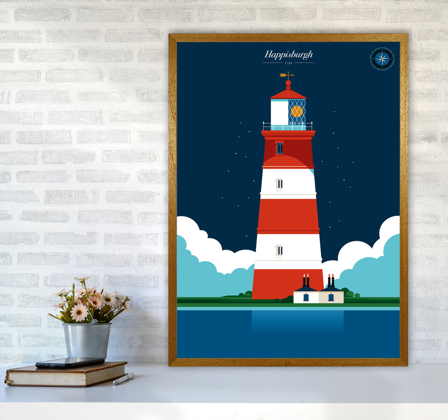 Happisburgh Art Print by Bo Lundberg A1 Print Only