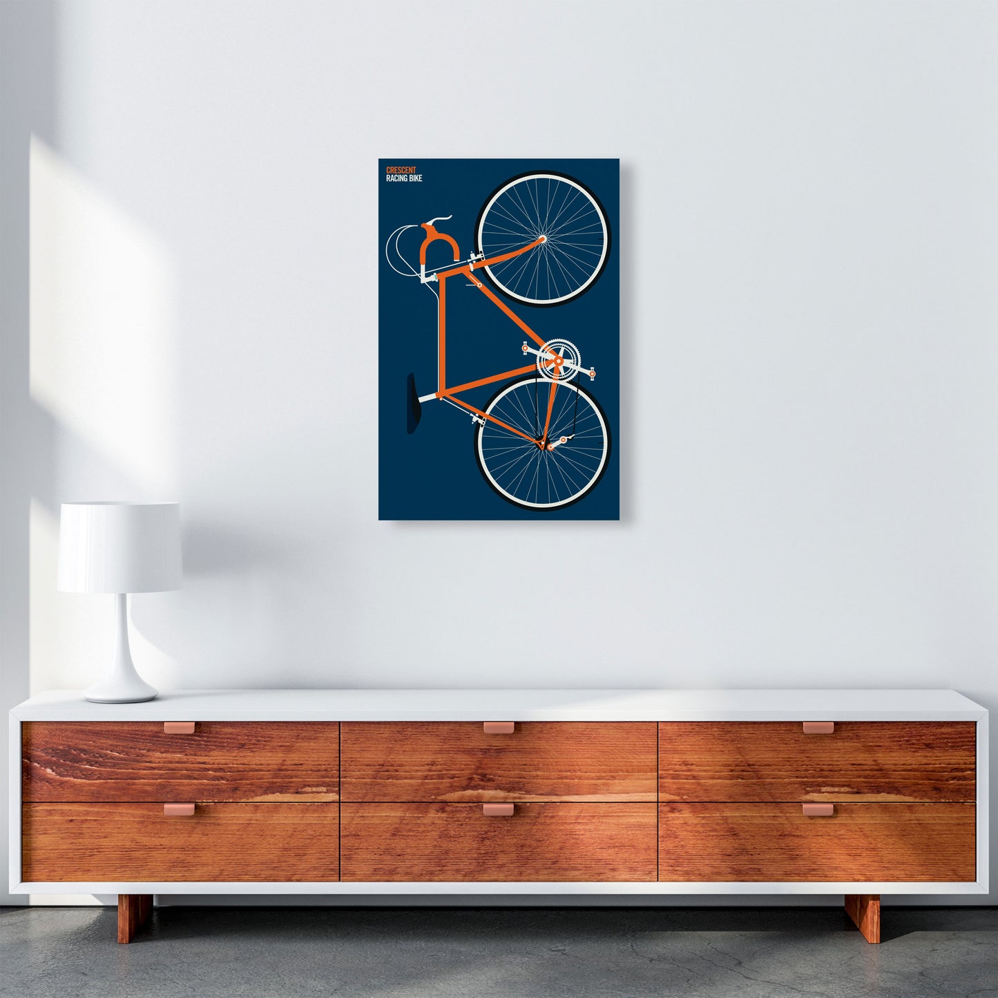 Icons Cresecent Full Art Print by Bo Lundberg A2 Canvas