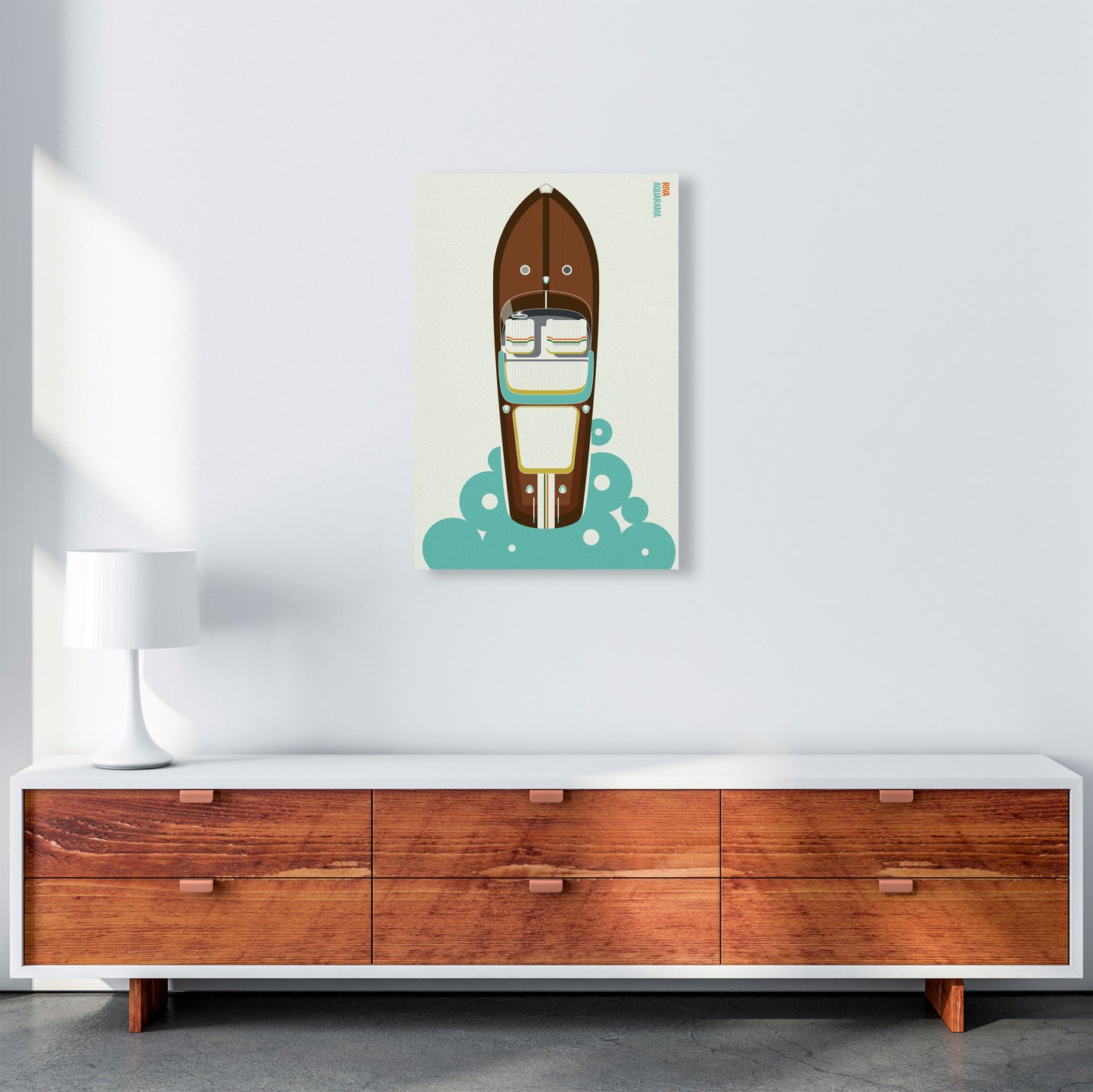 Icons Riva Art Print by Bo Lundberg A2 Canvas