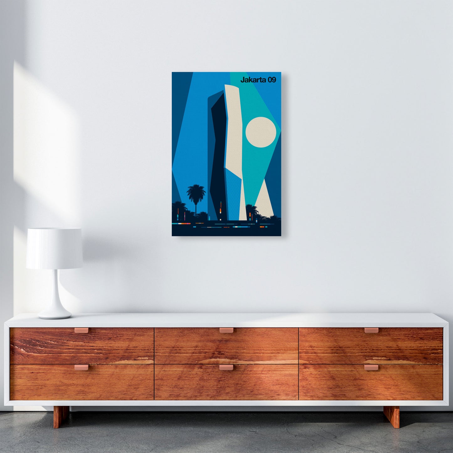 Jakarta 09 Art Print by Bo Lundberg A2 Canvas
