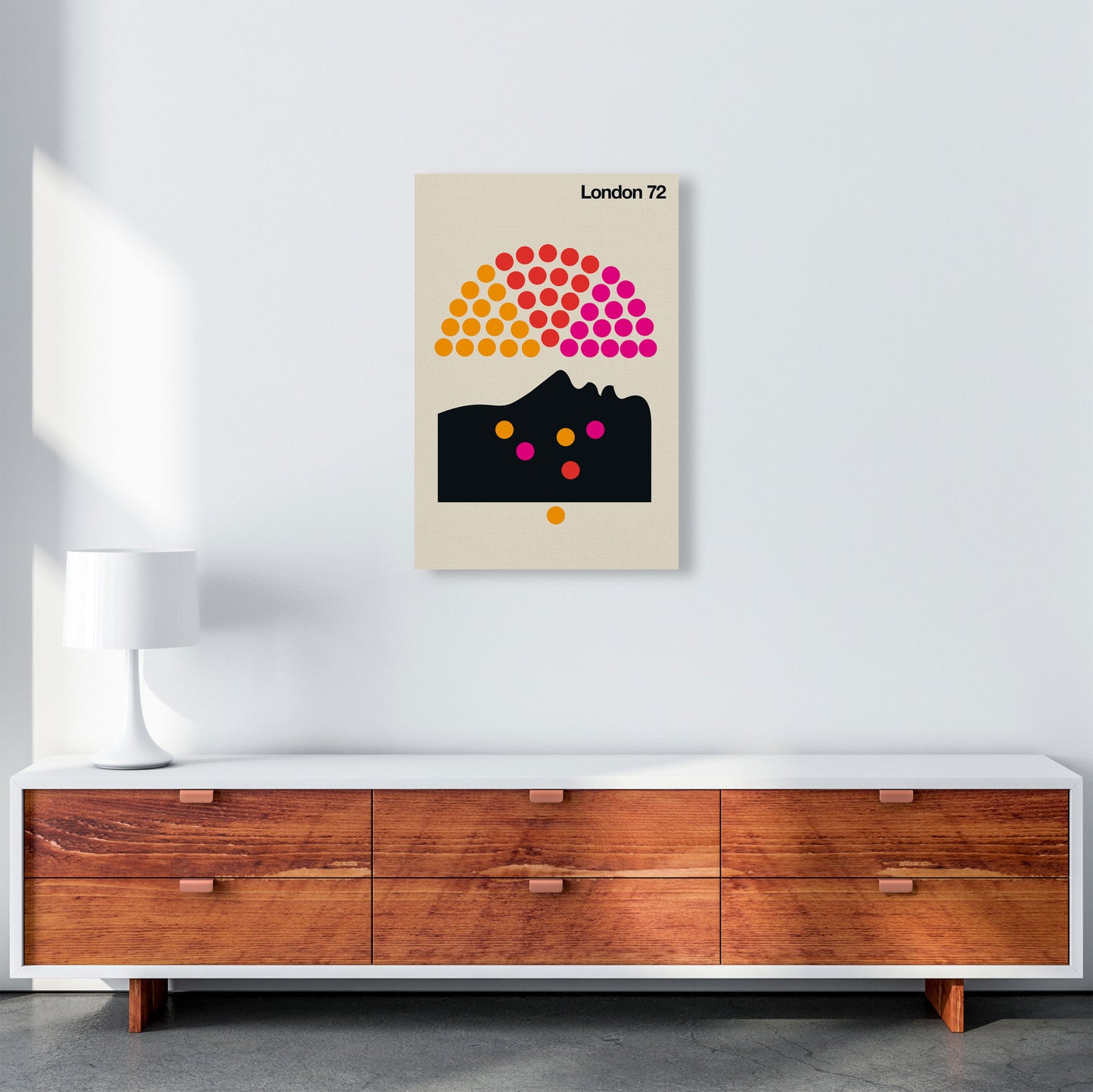 London 72 Art Print by Bo Lundberg A2 Canvas