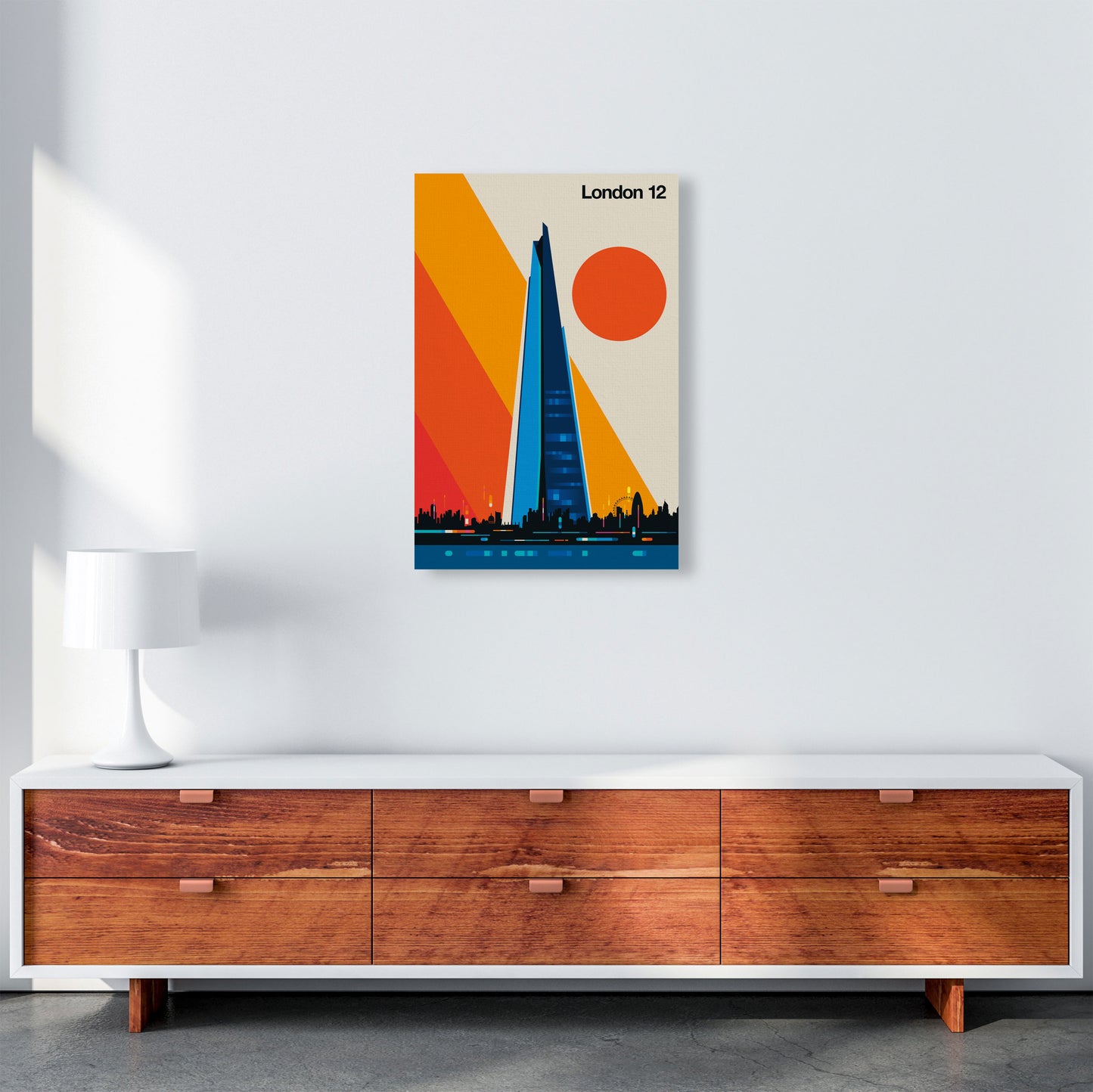 London 12 Art Print by Bo Lundberg A2 Canvas