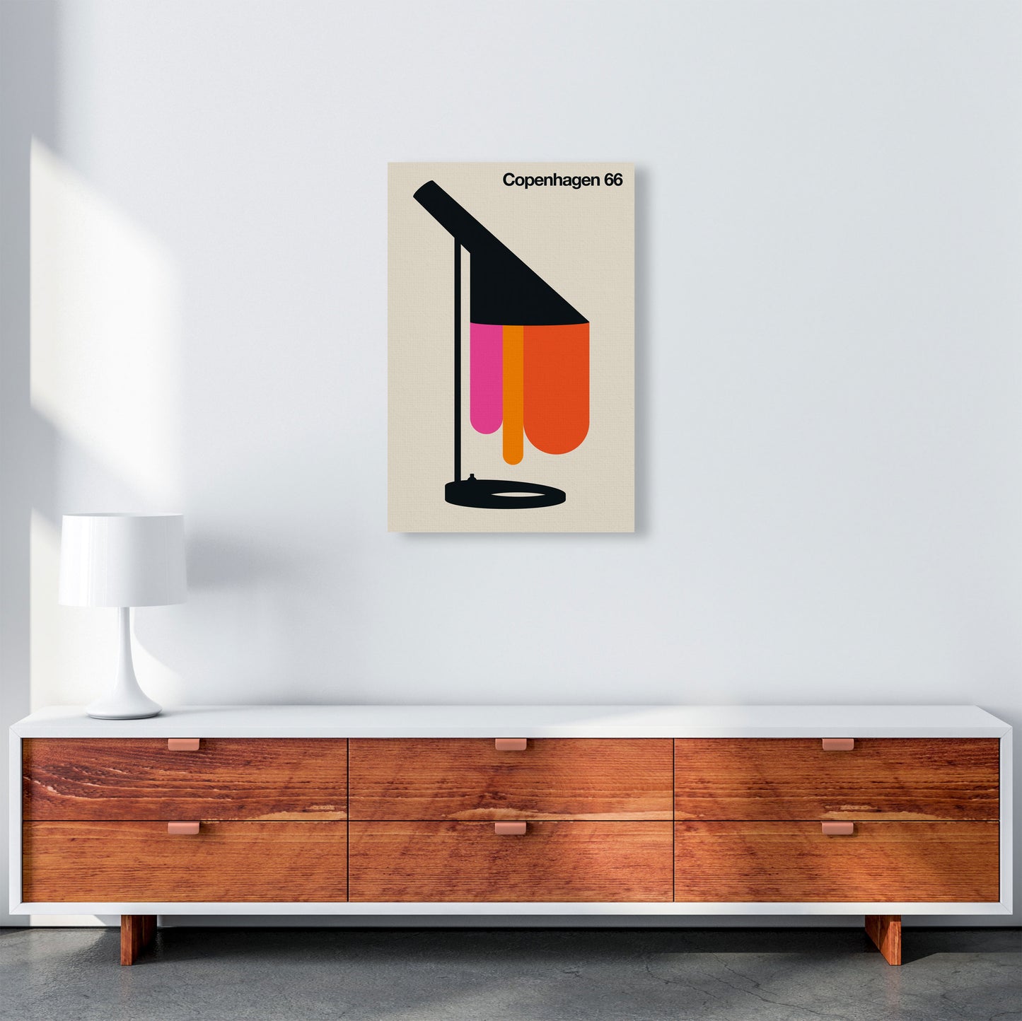 Copenhagen 66 Art Print by Bo Lundberg A2 Canvas