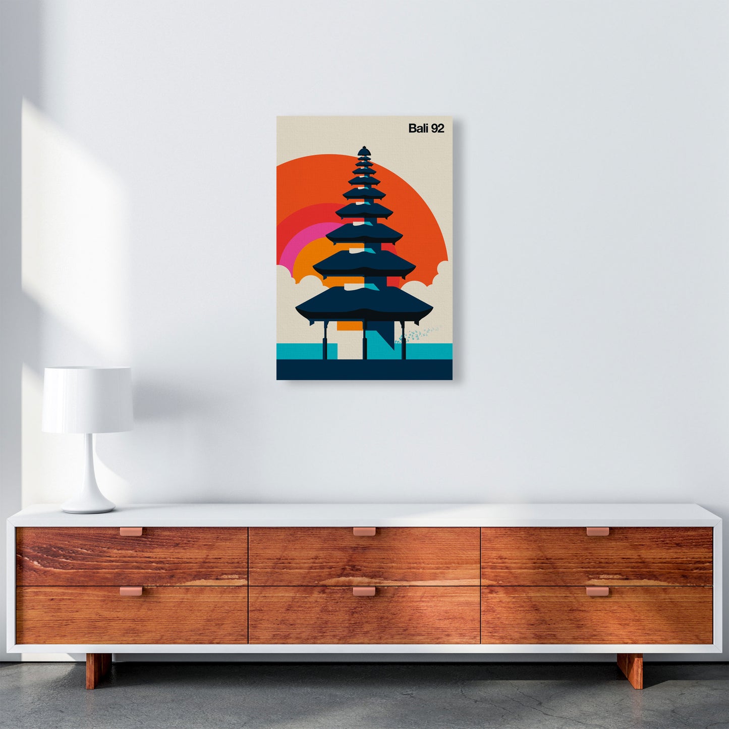 Bali 92 Art Print by Bo Lundberg A2 Canvas