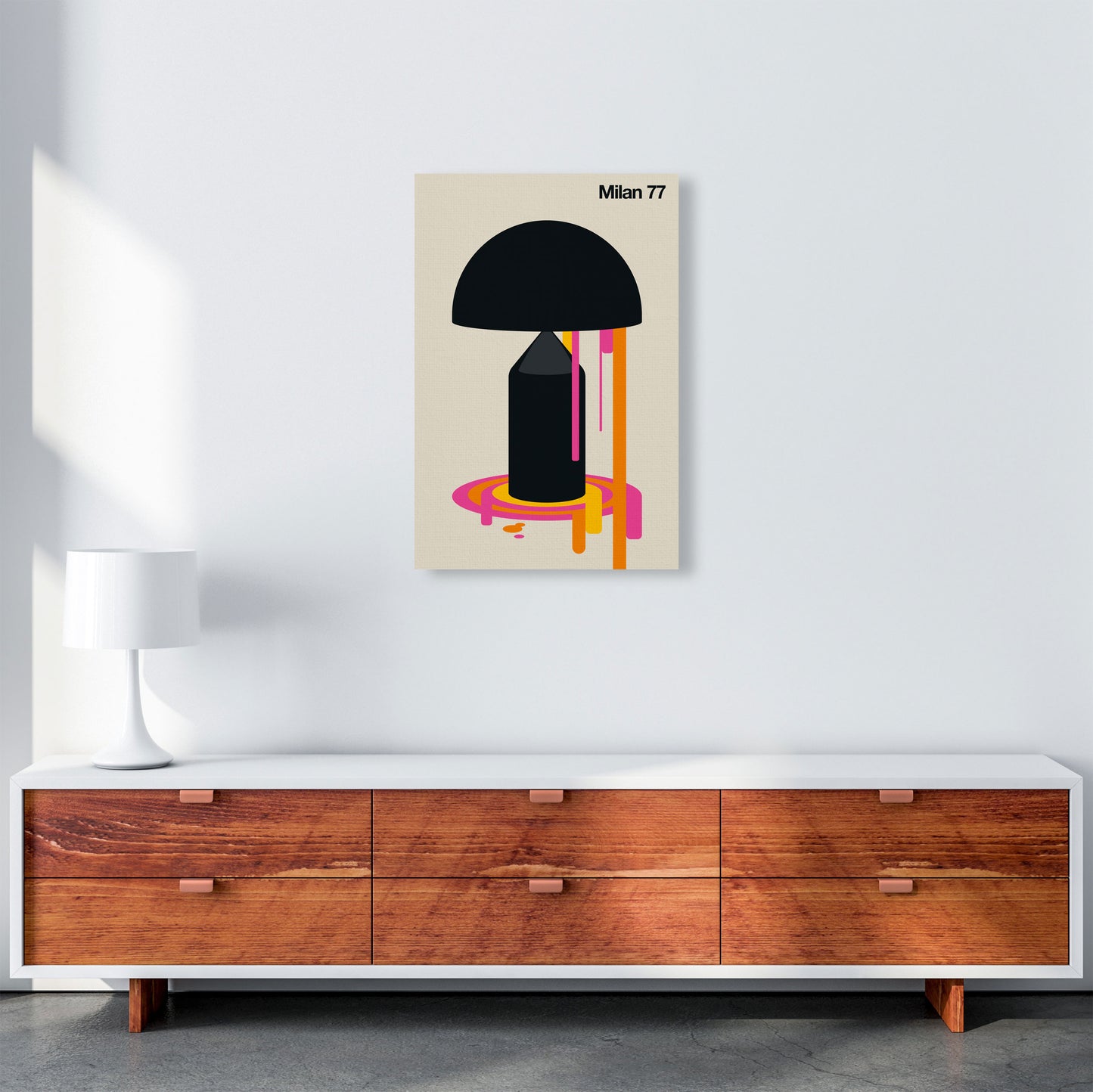Milan 77 Art Print by Bo Lundberg A2 Canvas