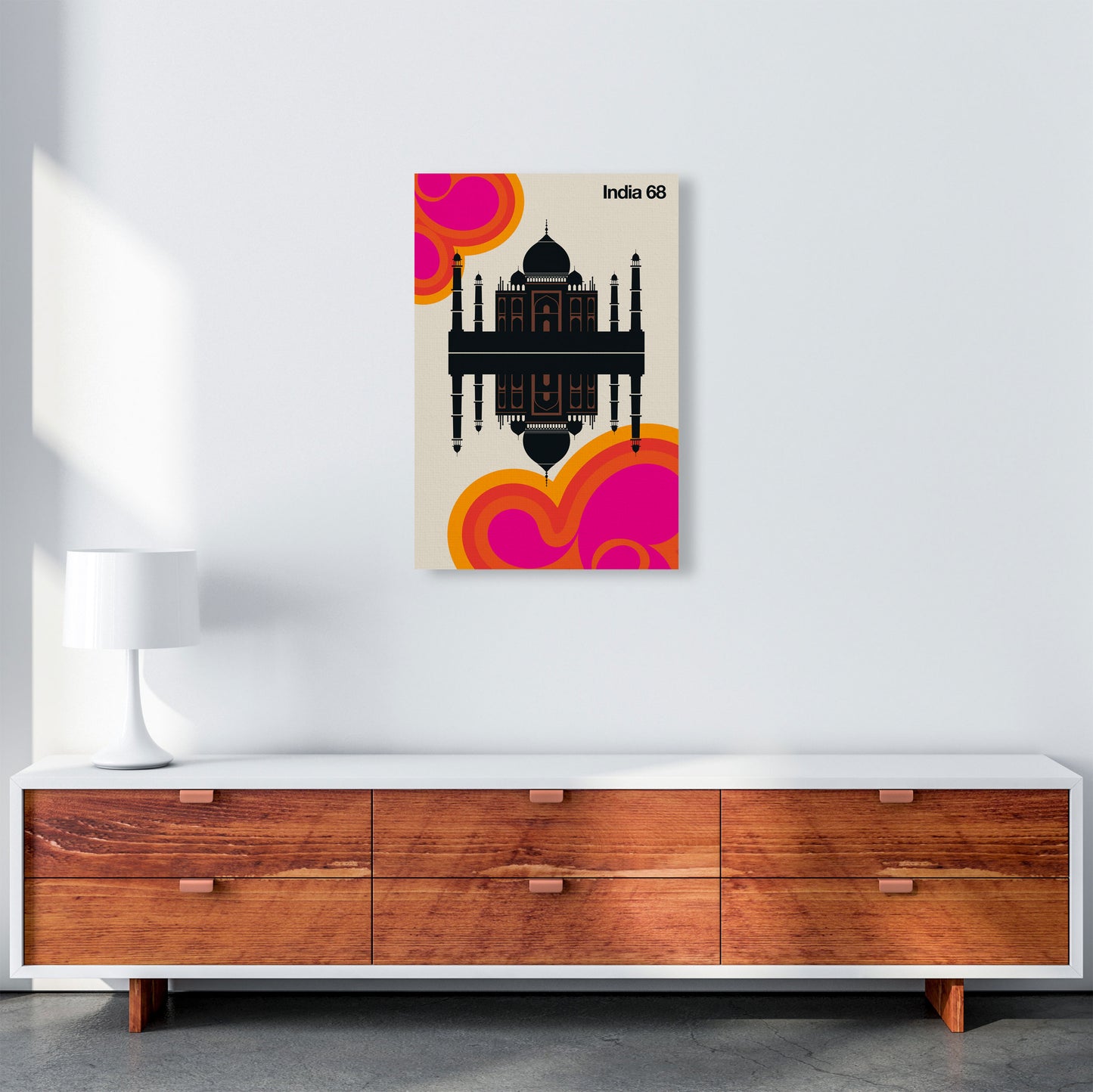 India 68 Art Print by Bo Lundberg A2 Canvas