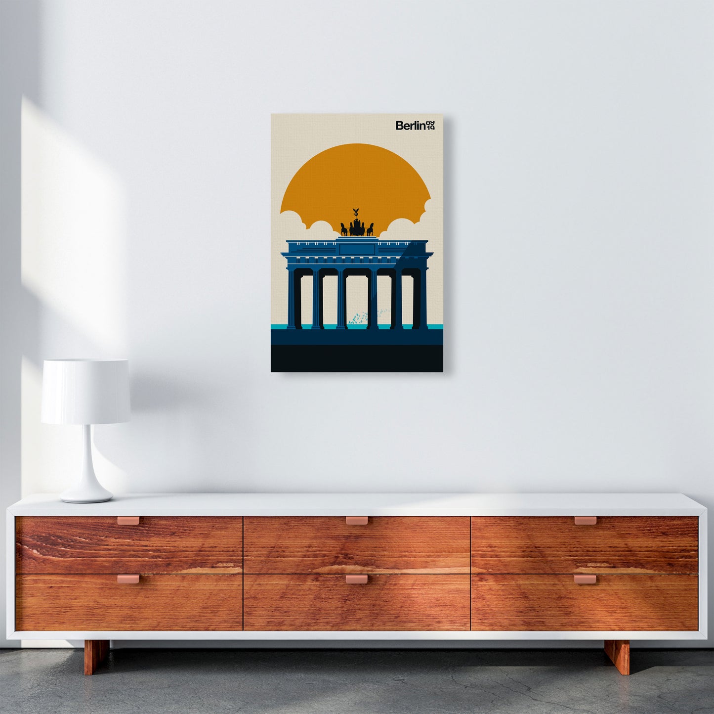 Berlin 89 19 Art Print by Bo Lundberg A2 Canvas