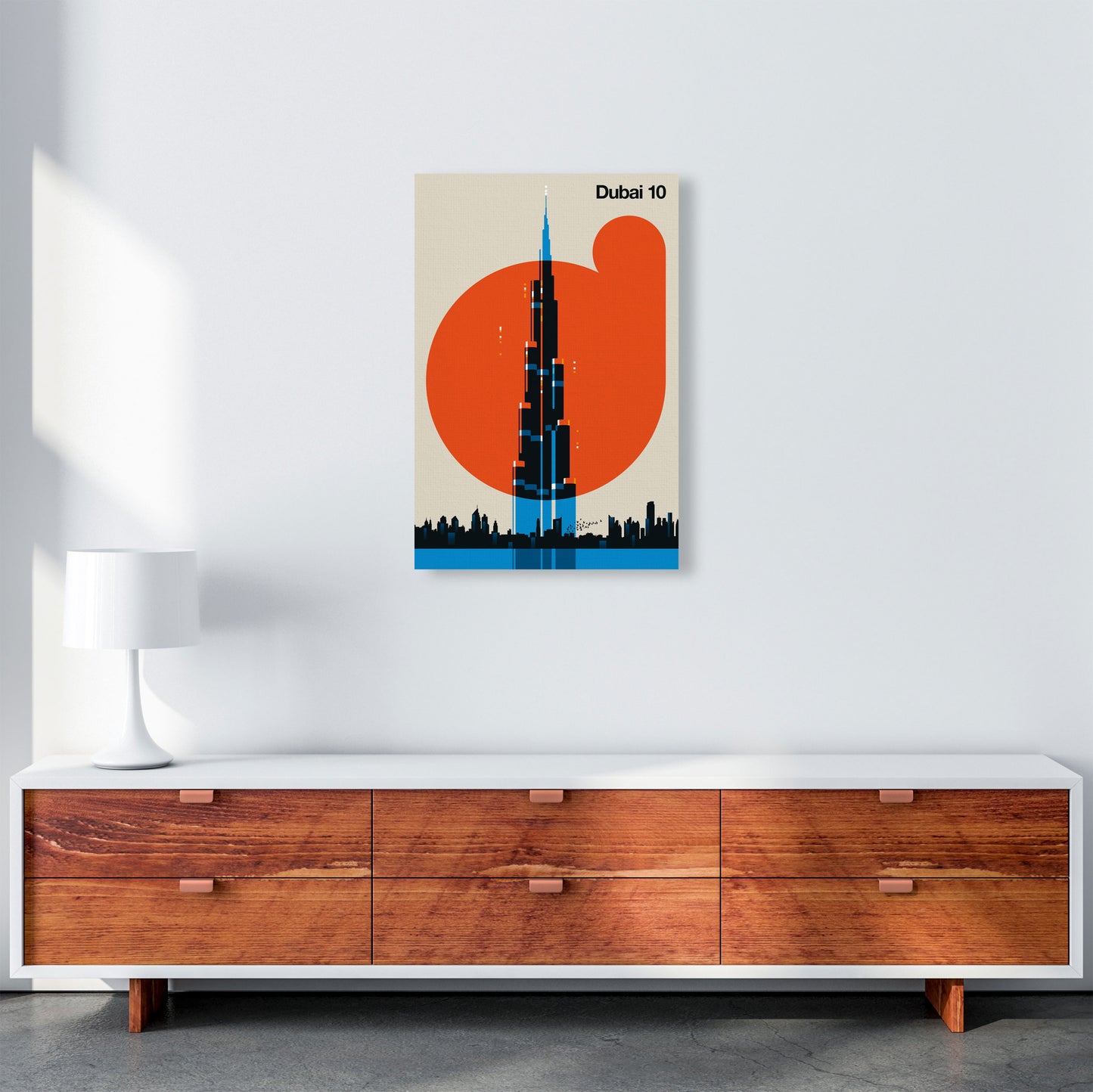 Dubai 10 Art Print by Bo Lundberg A2 Canvas