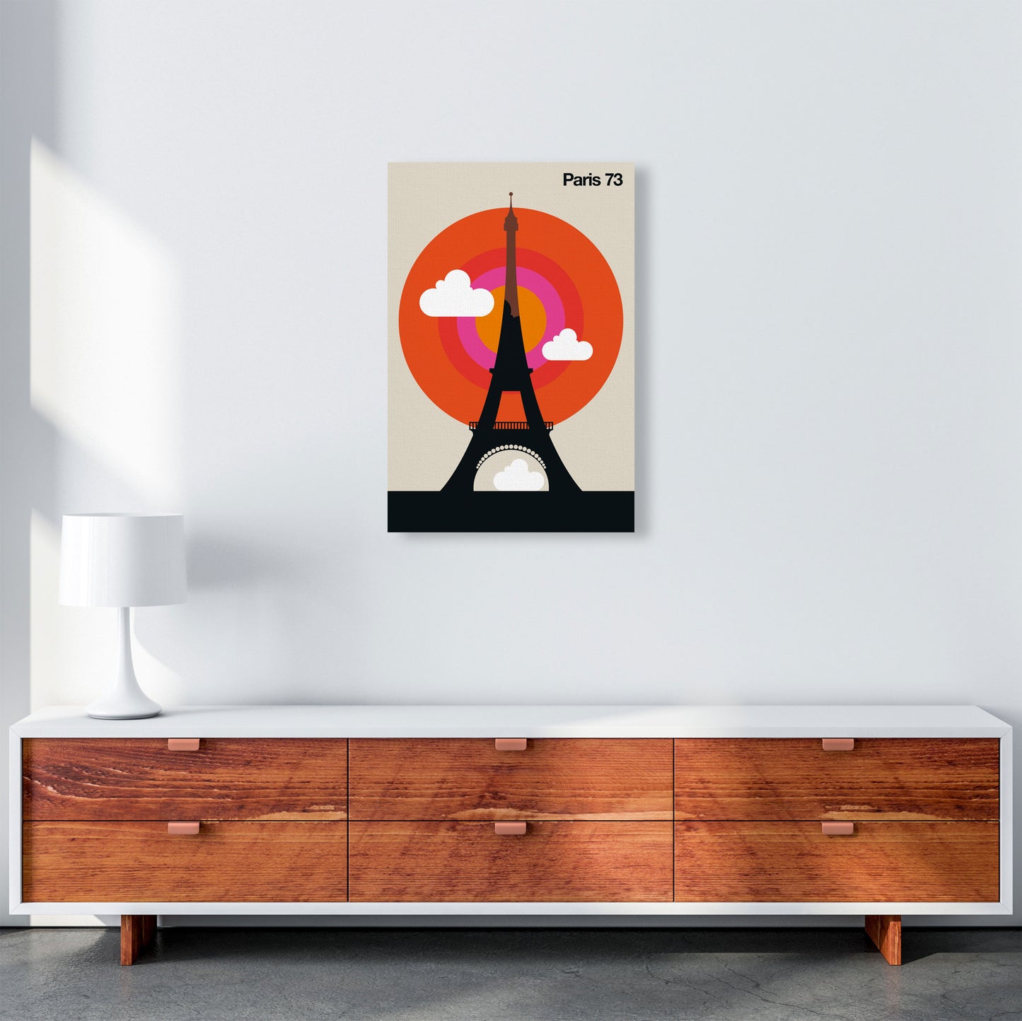 Paris 73 Art Print by Bo Lundberg A2 Canvas