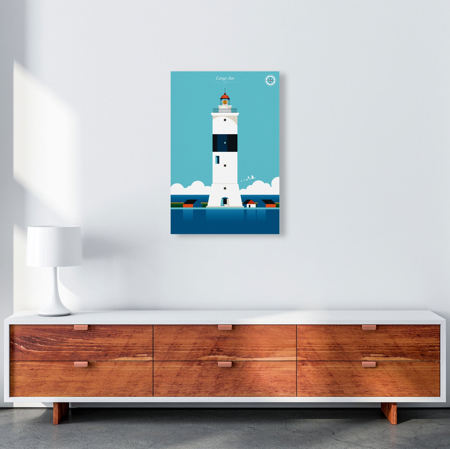 Långe Jan Art Print by Bo Lundberg A2 Canvas