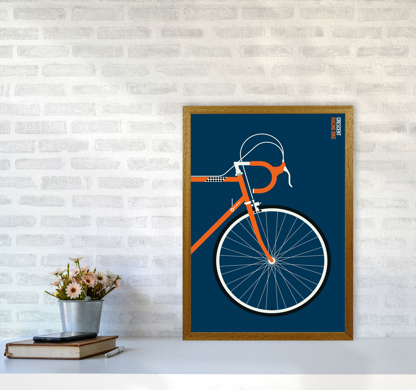 Icons Crescent Front Art Print by Bo Lundberg A2 Print Only