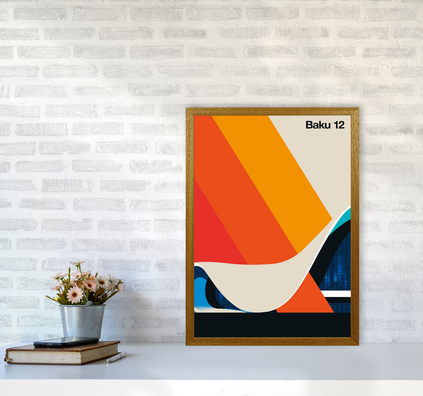 Baku 12 Art Print by Bo Lundberg A2 Print Only