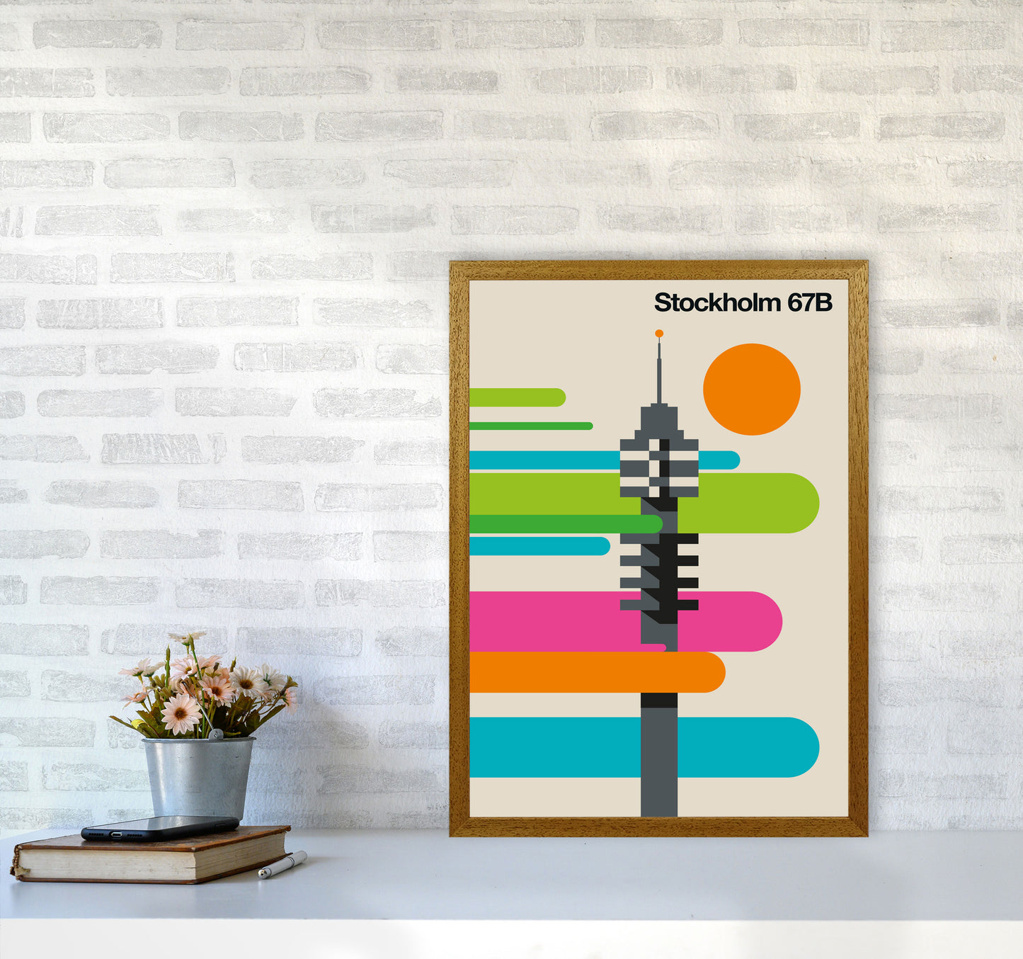 Stockholm 67B Art Print by Bo Lundberg A2 Print Only