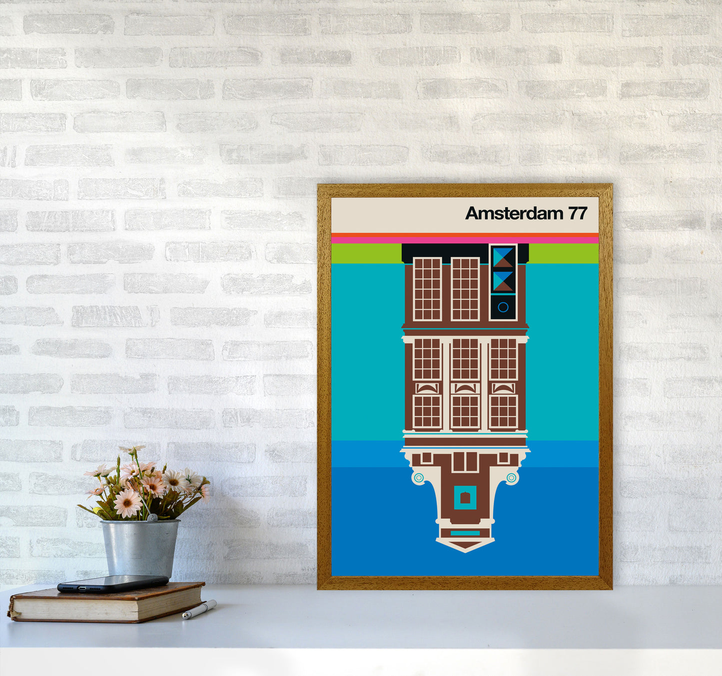 Amsterdam 77 Art Print by Bo Lundberg A2 Print Only