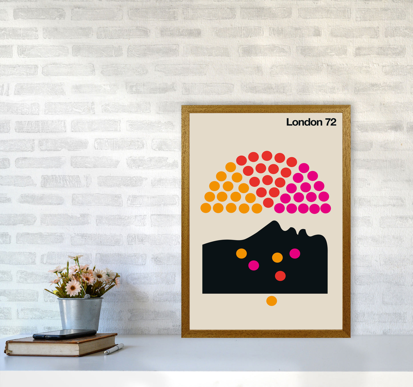 London 72 Art Print by Bo Lundberg A2 Print Only