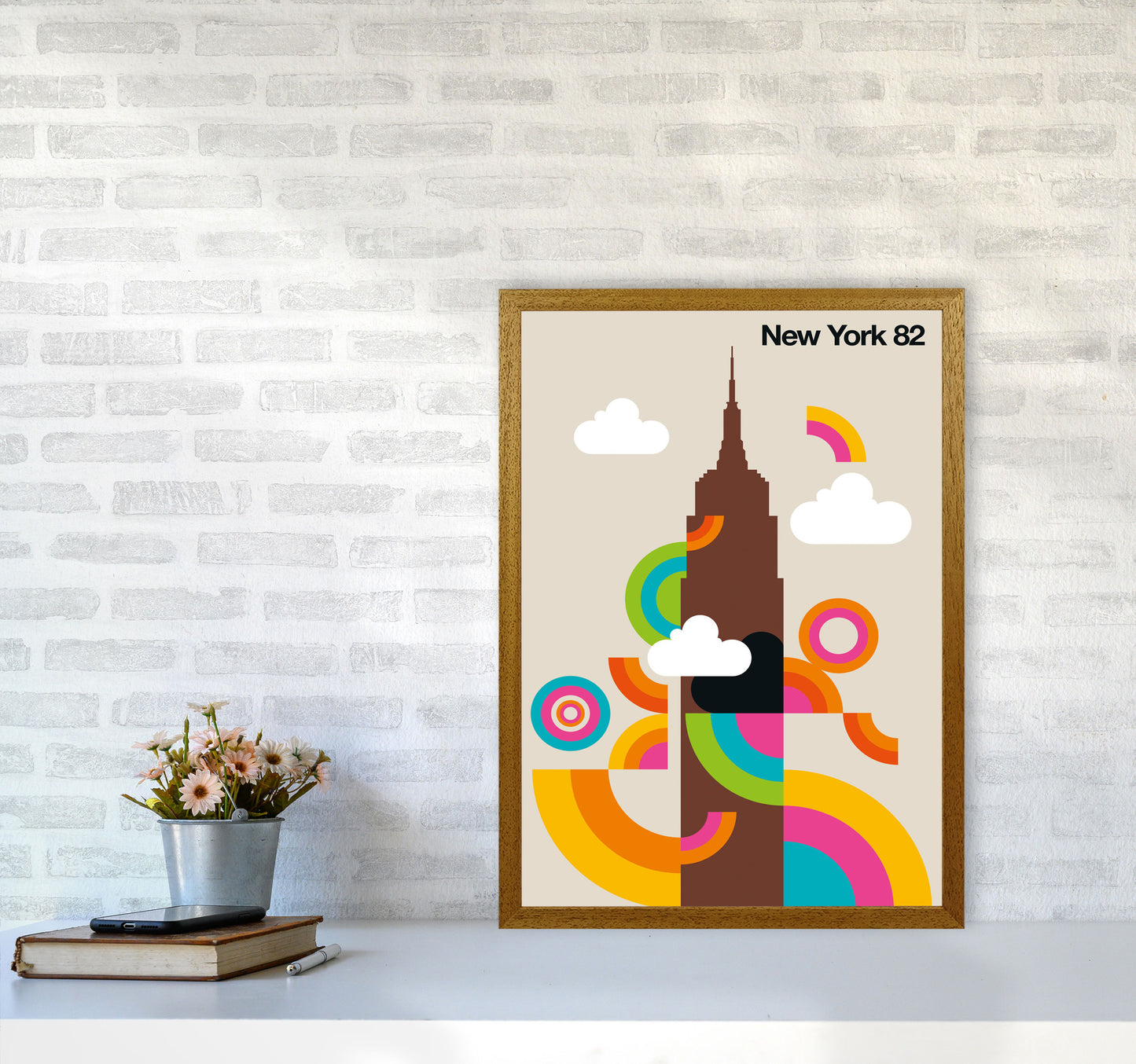 New York 82 Art Print by Bo Lundberg A2 Print Only
