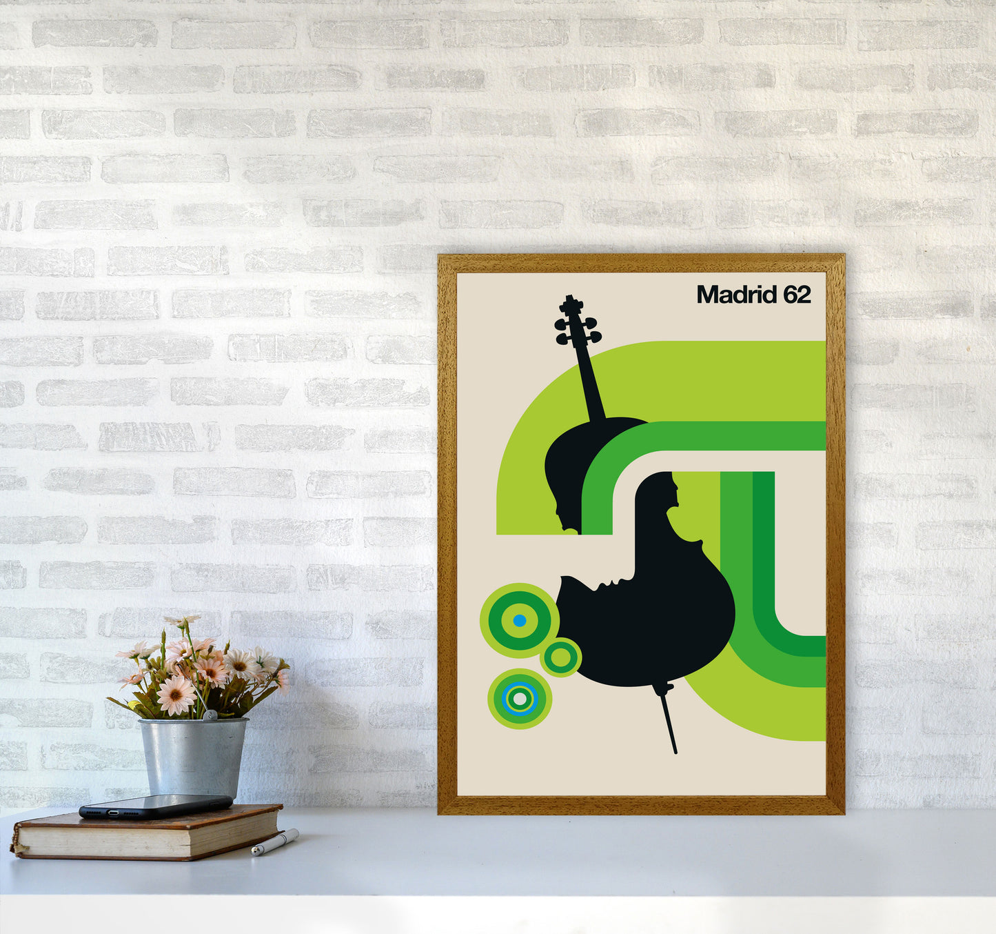 Madrid 62 Art Print by Bo Lundberg A2 Print Only