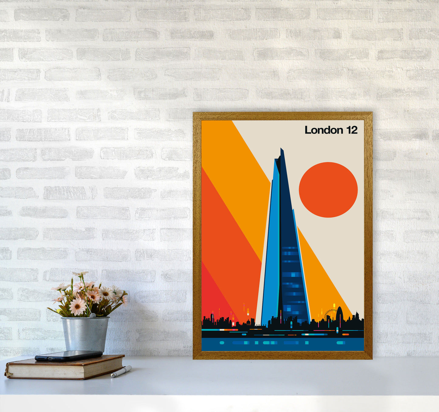 London 12 Art Print by Bo Lundberg A2 Print Only