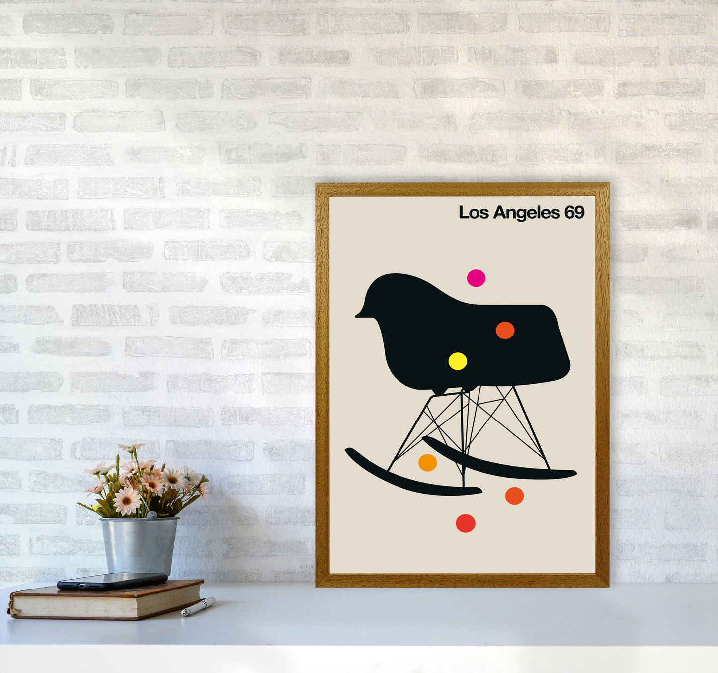 LA 69 Art Print by Bo Lundberg A2 Print Only