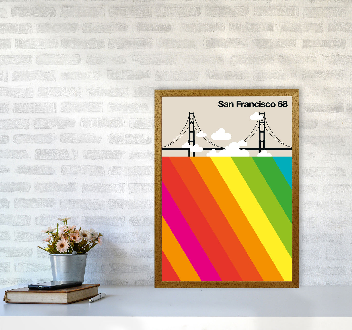 San Francisco 68 Art Print by Bo Lundberg A2 Print Only