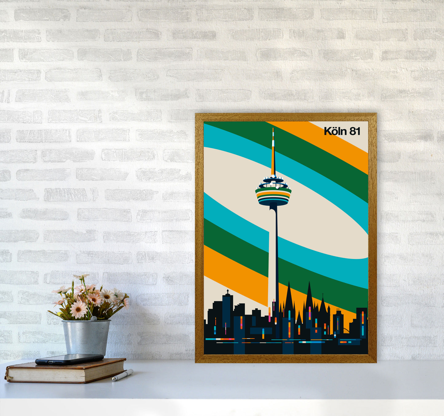 Köln 81 Art Print by Bo Lundberg A2 Print Only