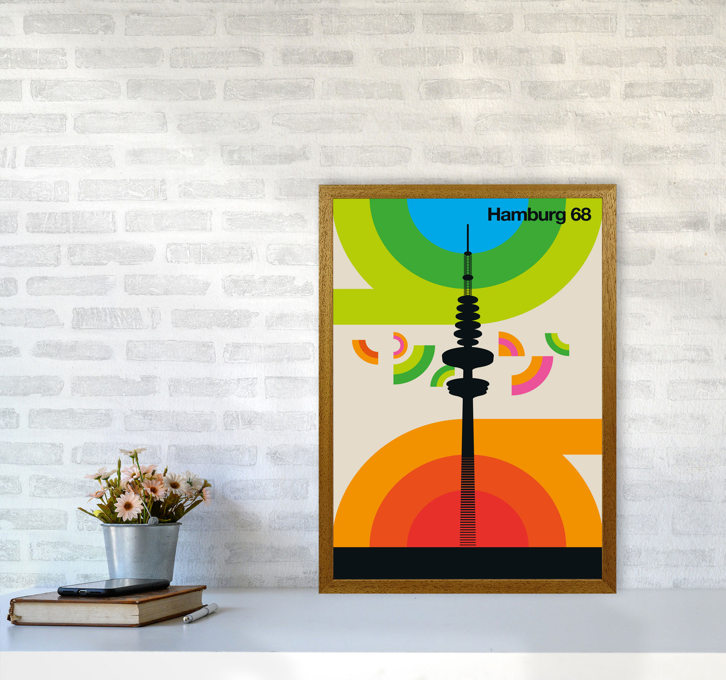 Hamburg 68 Art Print by Bo Lundberg A2 Print Only