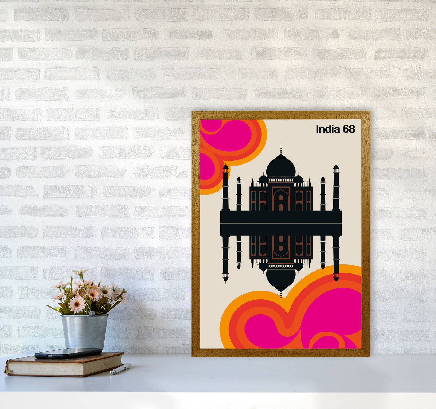 India 68 Art Print by Bo Lundberg A2 Print Only