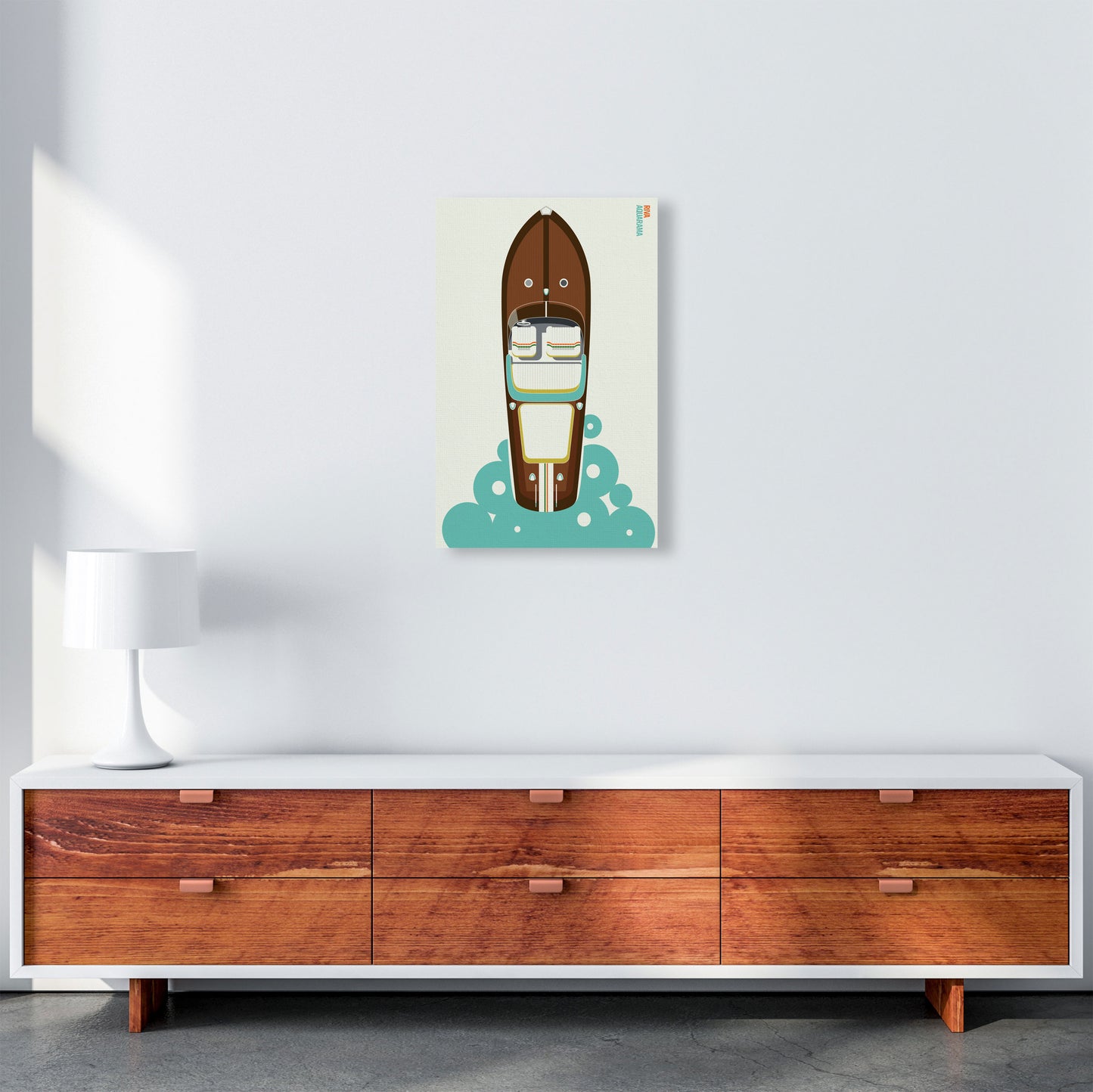Icons Riva Art Print by Bo Lundberg A3 Canvas