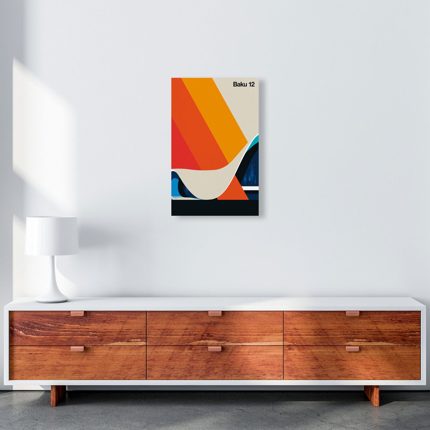 Baku 12 Art Print by Bo Lundberg A3 Canvas
