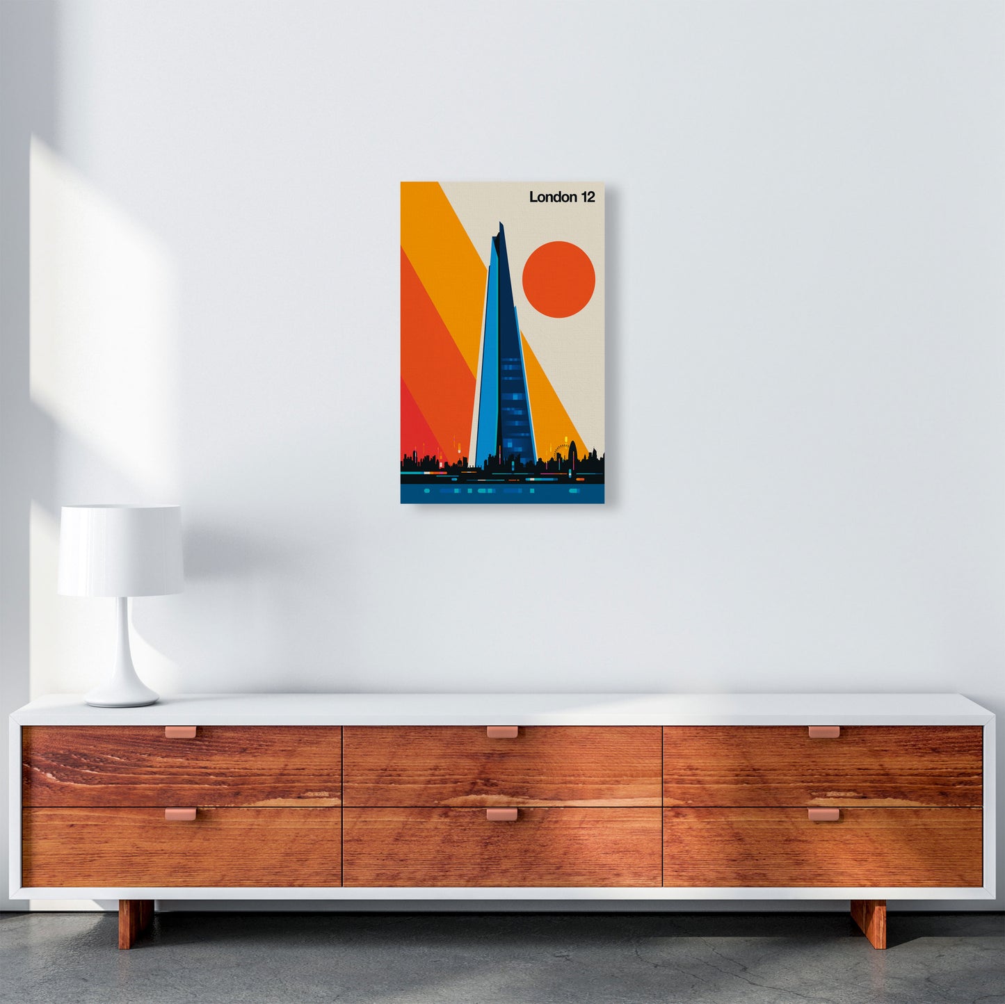 London 12 Art Print by Bo Lundberg A3 Canvas